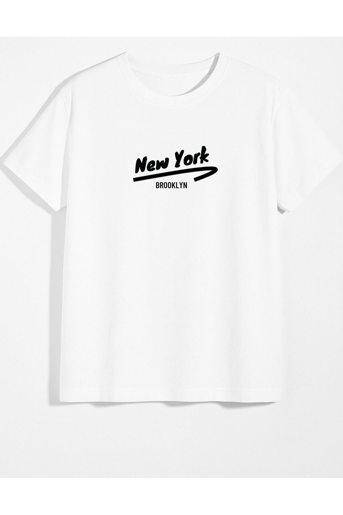 AFROGİYİM Unisex Newyork Baskılı T-Shirt