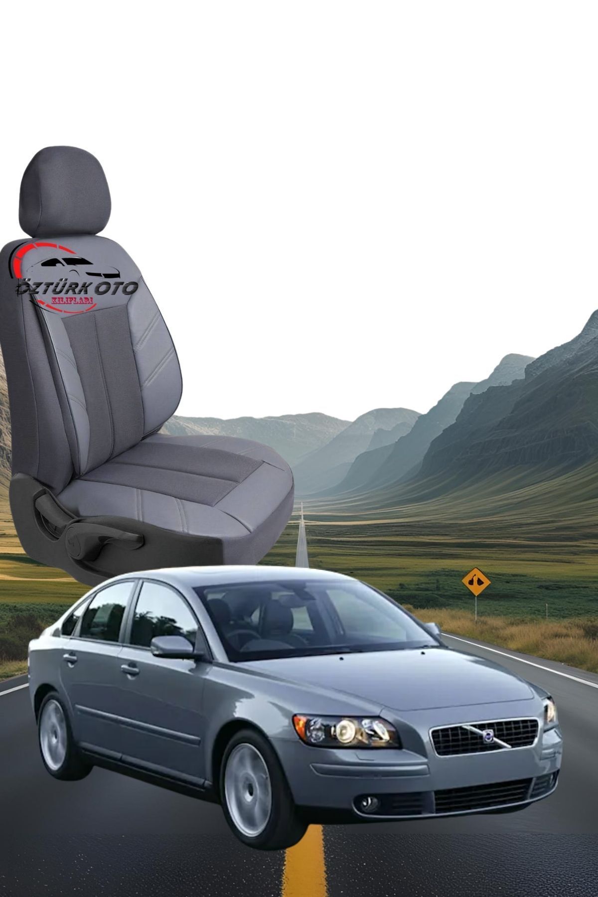MEVLÜT ÖZTÜRK OTO KILIFLARI Akik Serisi Volvo S40 Tam Set Oto Koltuk Kılıfı