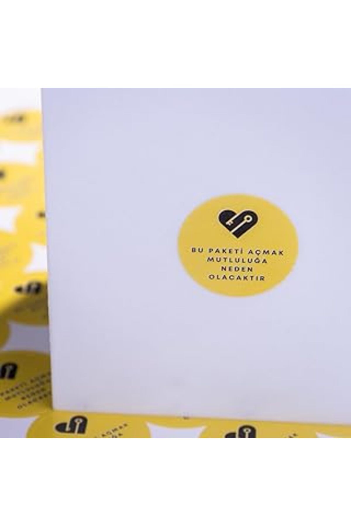 NETWORK ART Bimotif Bu Paketi Açmak Mutluluğa Neden Olacaktır, Yazılı Sticker Seti, 700 Adet