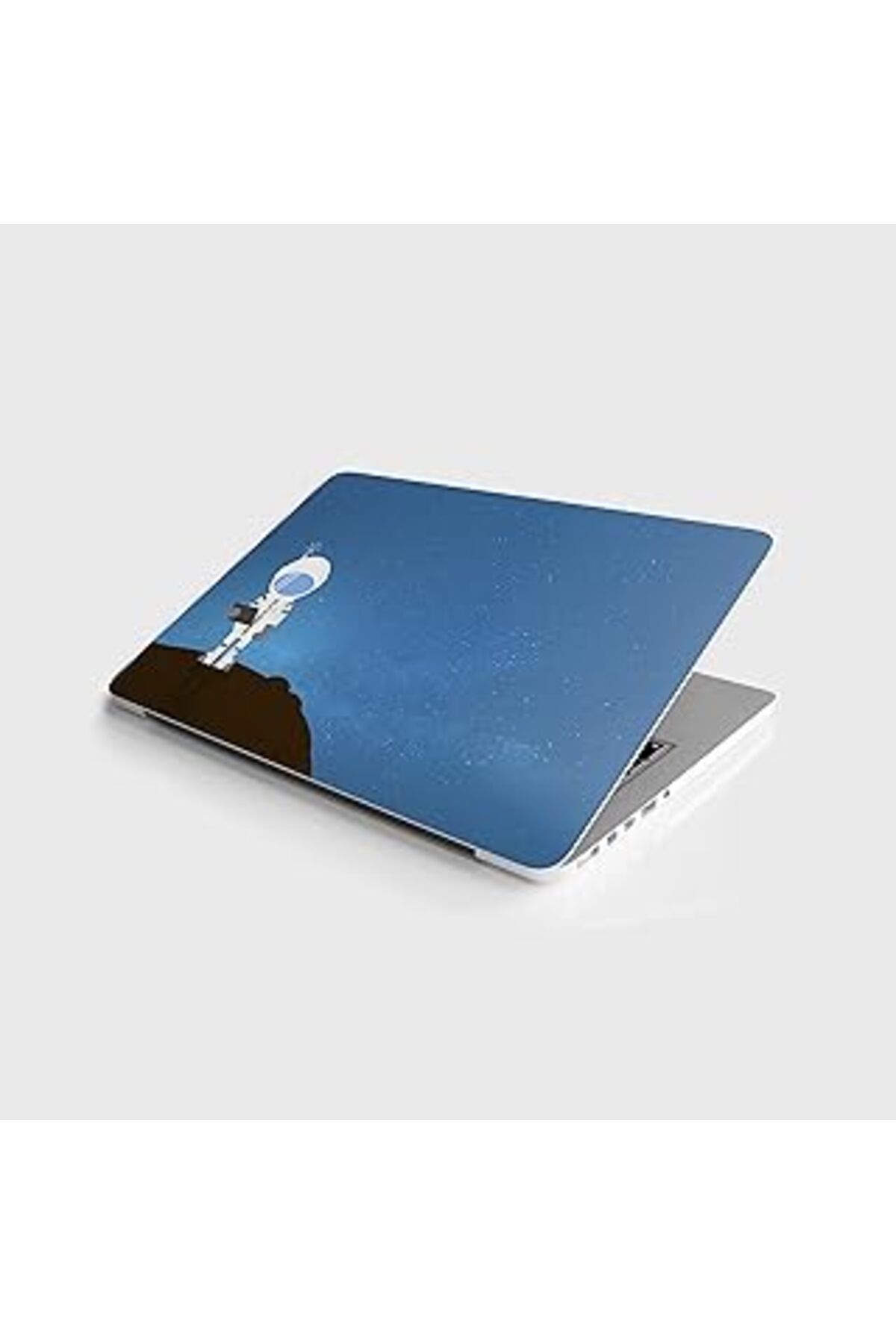 Mu Art Ahşap Laptop Sticker Notebook Pc Kaplama Etiketi Astronot 6