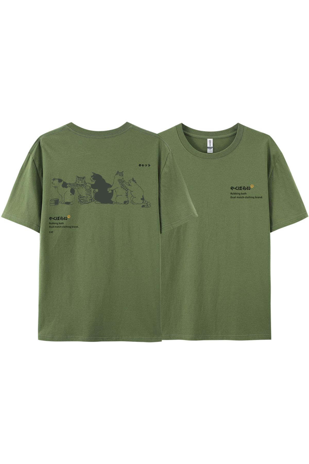 StartMore Y2k Vintage Tişört Tee Japonya Harajuku kuyruk kedi eğlenceli baskı