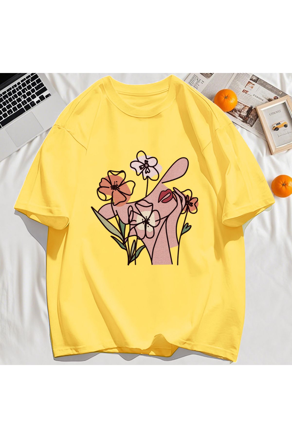 StartMore Y2k Vintage Tişört Tee Doğal Manzaranın Keyfini Çıkarılan İnsanlar Baskı