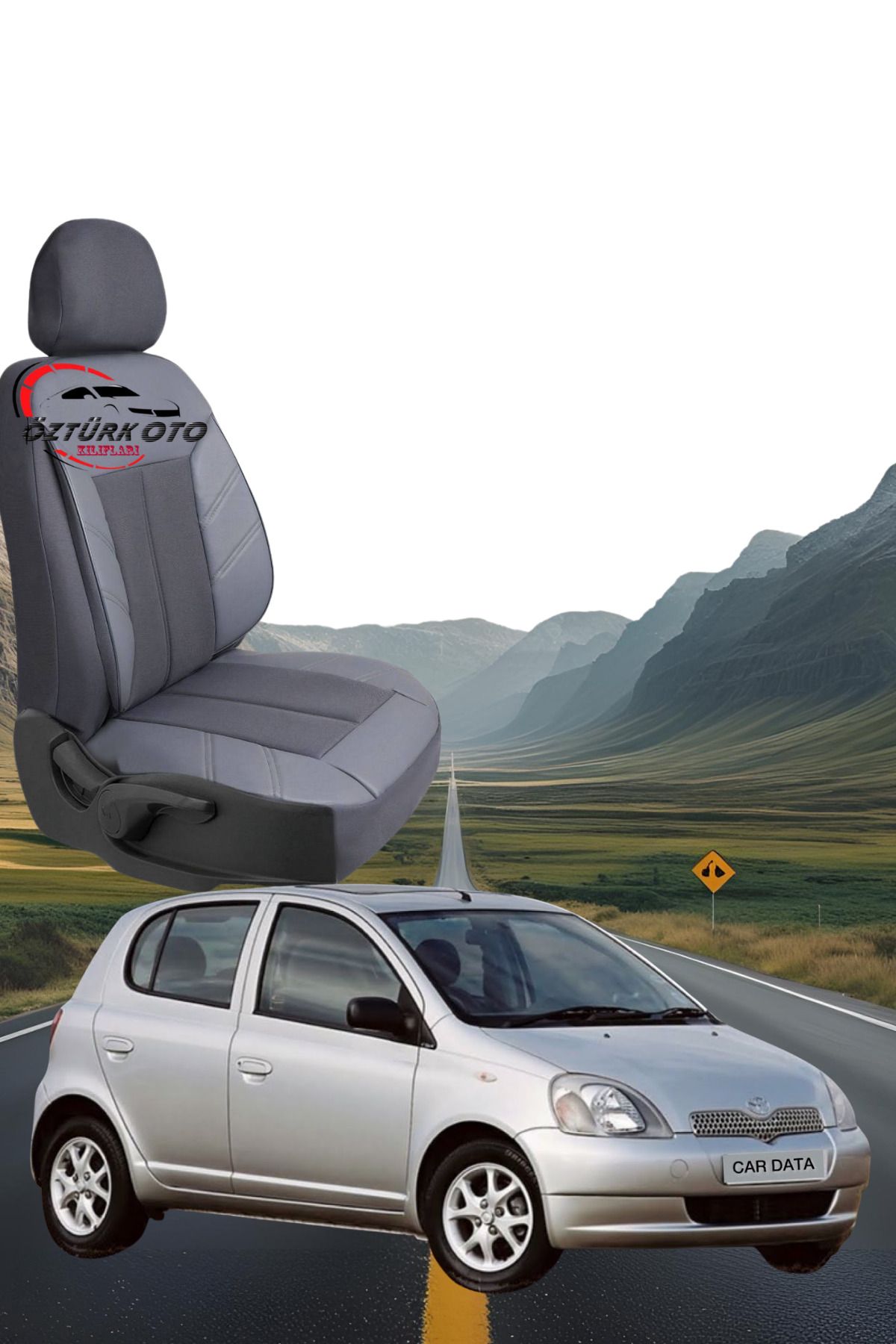 MEVLÜT ÖZTÜRK OTO KILIFLARI Akik Serisi Toyota Yaris Tam Set Oto Koltuk Kılıfı