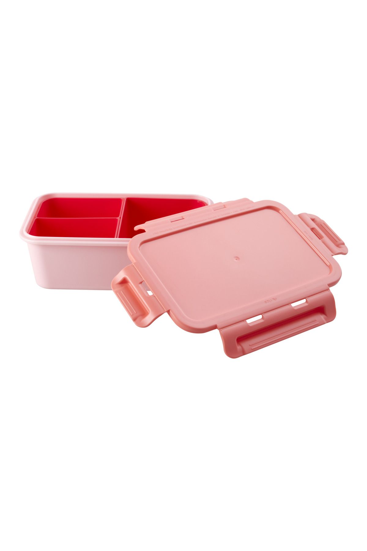 RICE Plastik Lunchbox - Pembe ve Kırmızı