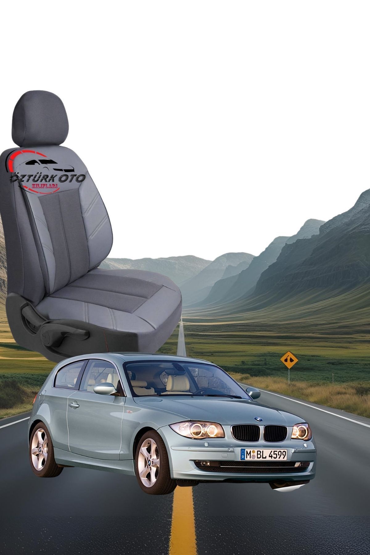 MEVLÜT ÖZTÜRK OTO KILIFLARI Akik Serisi Bmw 1-Serisi Tam Set Oto Koltuk Kılıfı