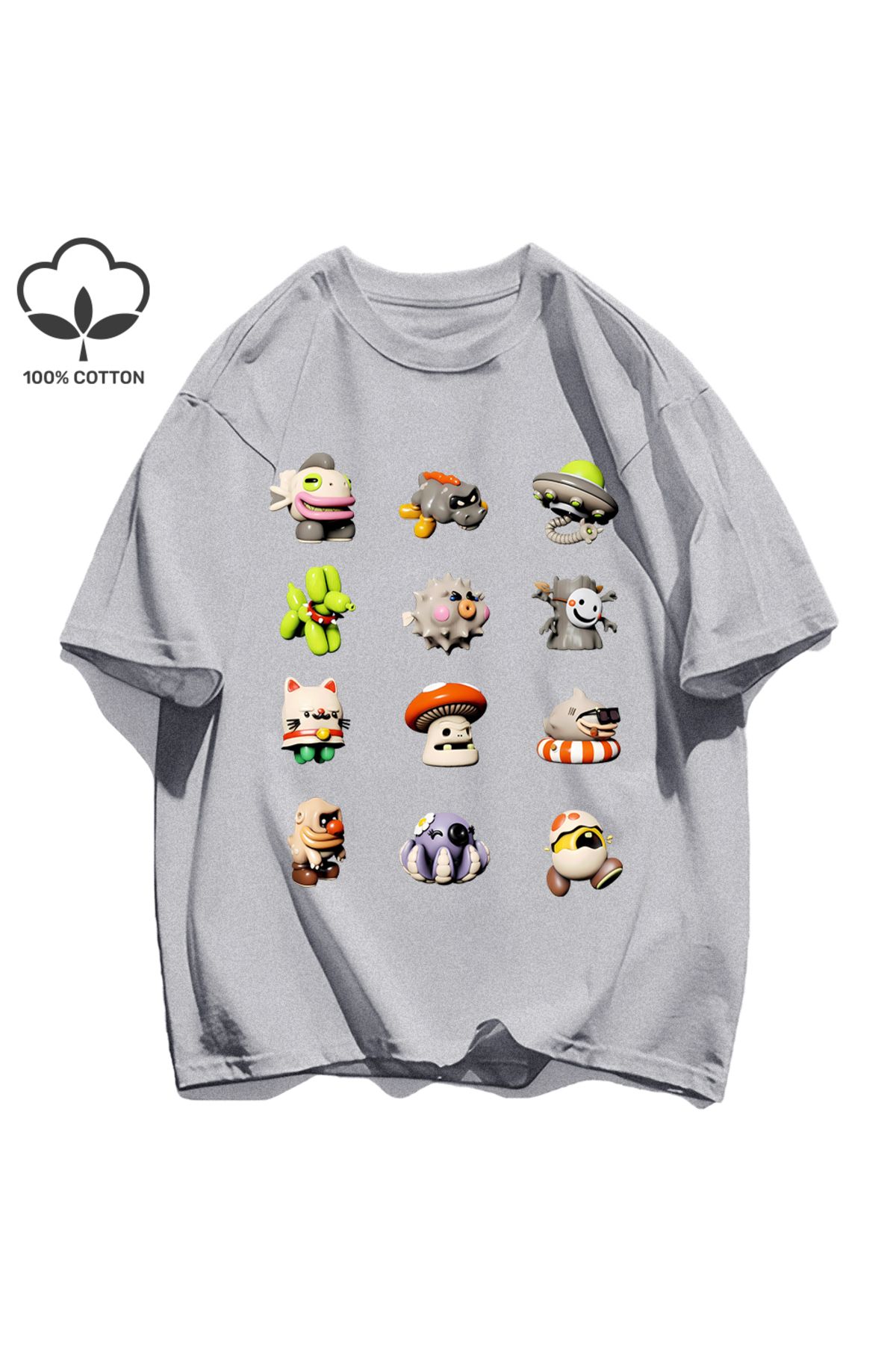 StartMore Y2k Vintage Tişört Tee Oniki Karikatür Amerikan Retro Retro