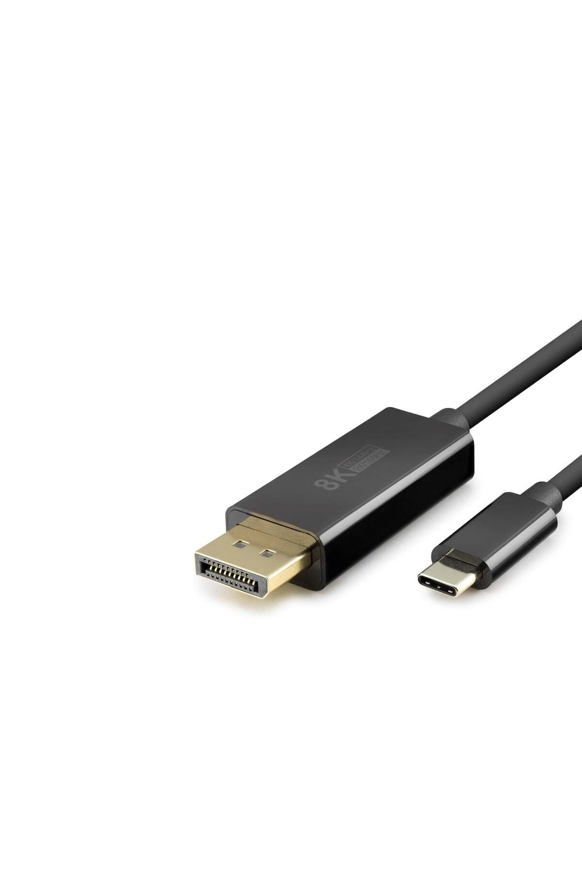 Skygo Type-C To Dısplay Kablo 8K 60Hz Pvc 1.8M Siyah HDX7858