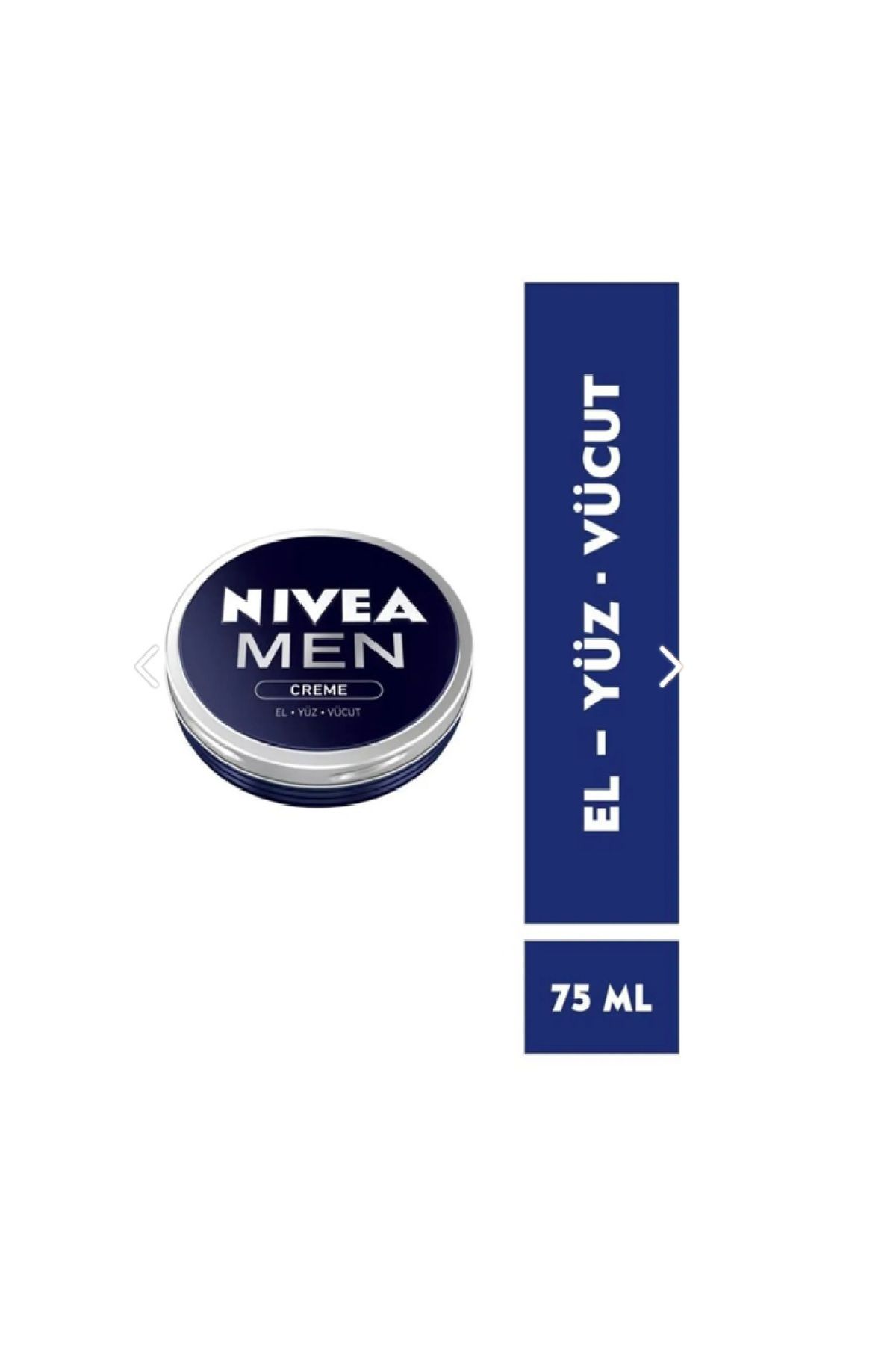 NIVEA MEN Erkek Creme 75 ml El-Yüz-Vücut Kremi