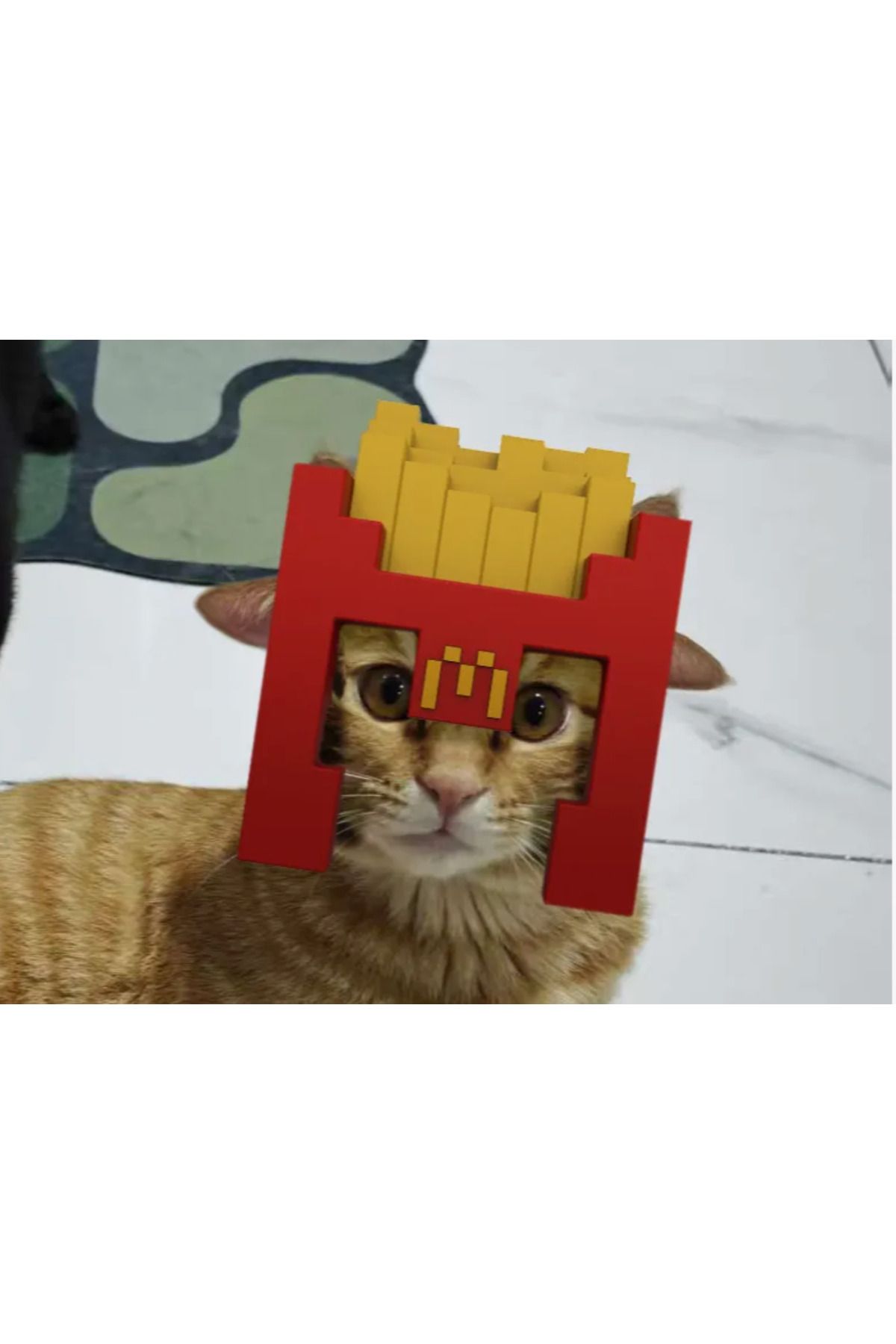 The Great Wave Cat Donald's Kedi Maskesi - Frito Catito