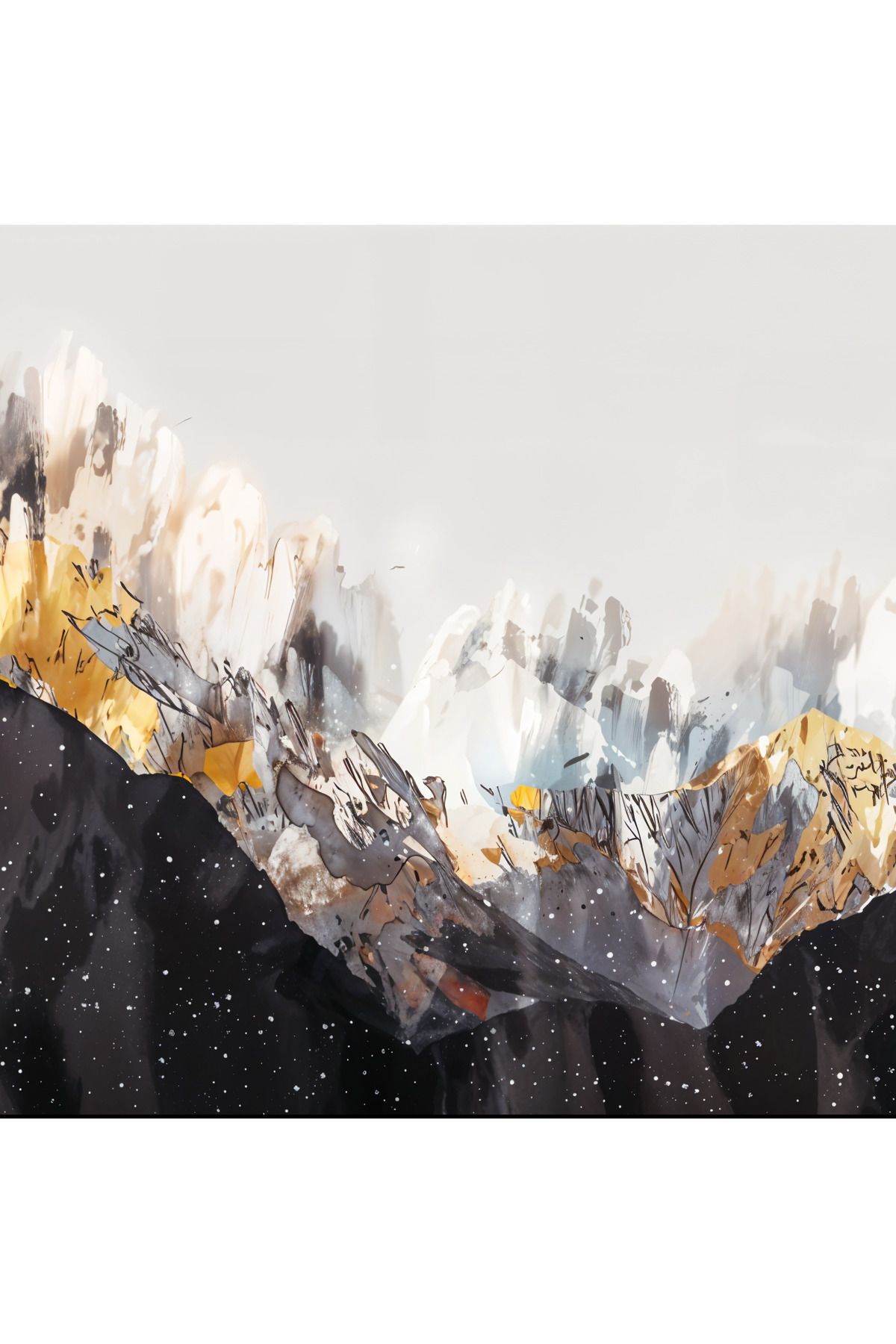 Generic-A distinctive wall painting printed on canvas with a hidden wooden frame. 2