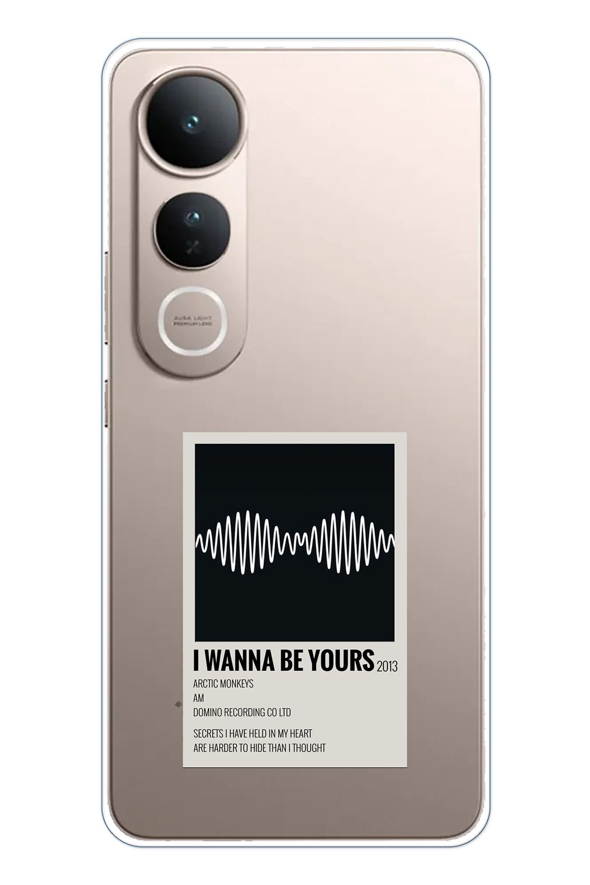 TechTree Vivo V50 Lite Uyumlu I Wanna Be Yours Şeffaf Silikon Kılıf