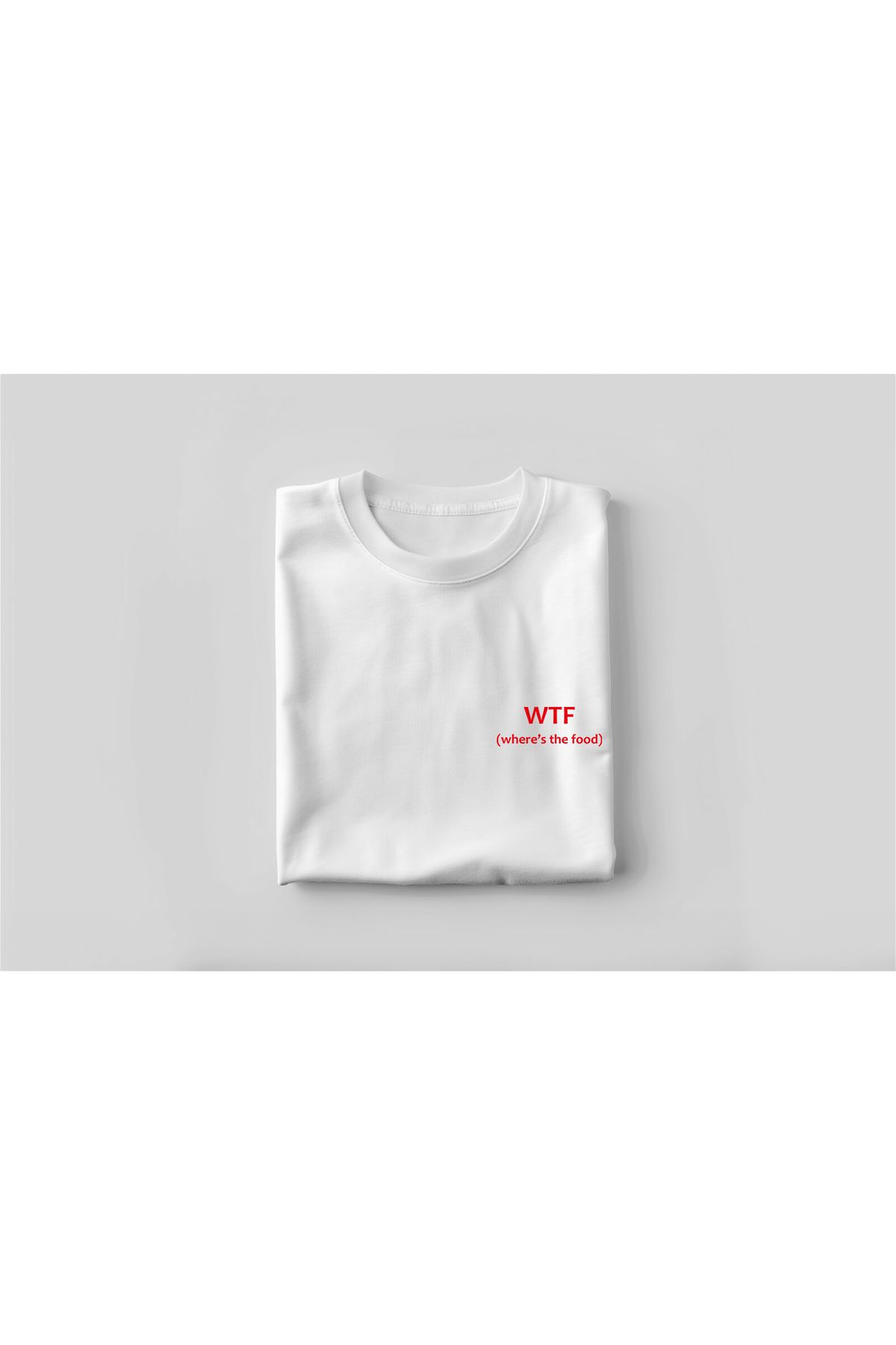 YEACHY Unisex WTF Baskılı T-Shirt