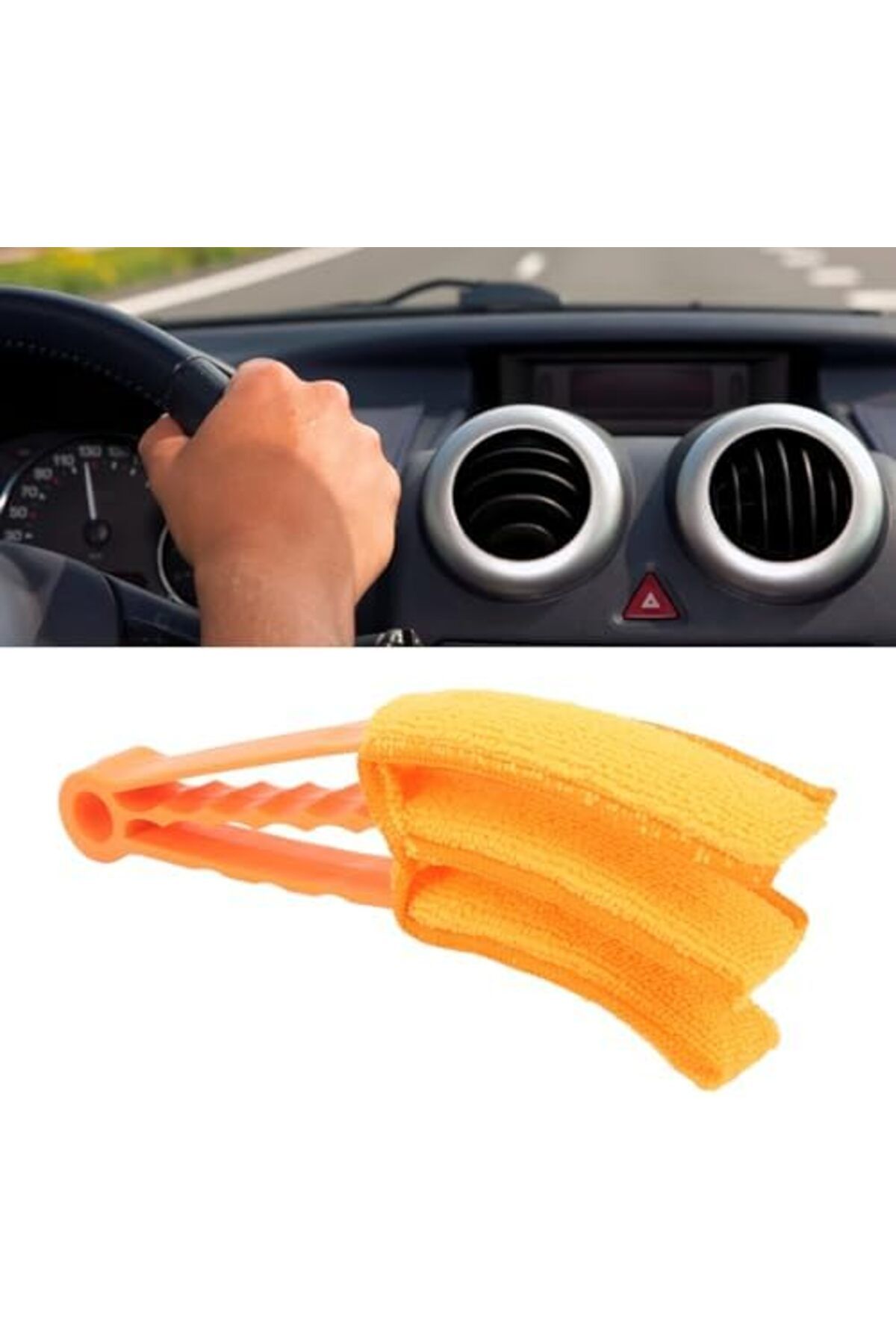 Generic-Cleaning Brush for Window Blinds, AC Vents, & Tracks – Orange Shutter & Duster Cleaner 7