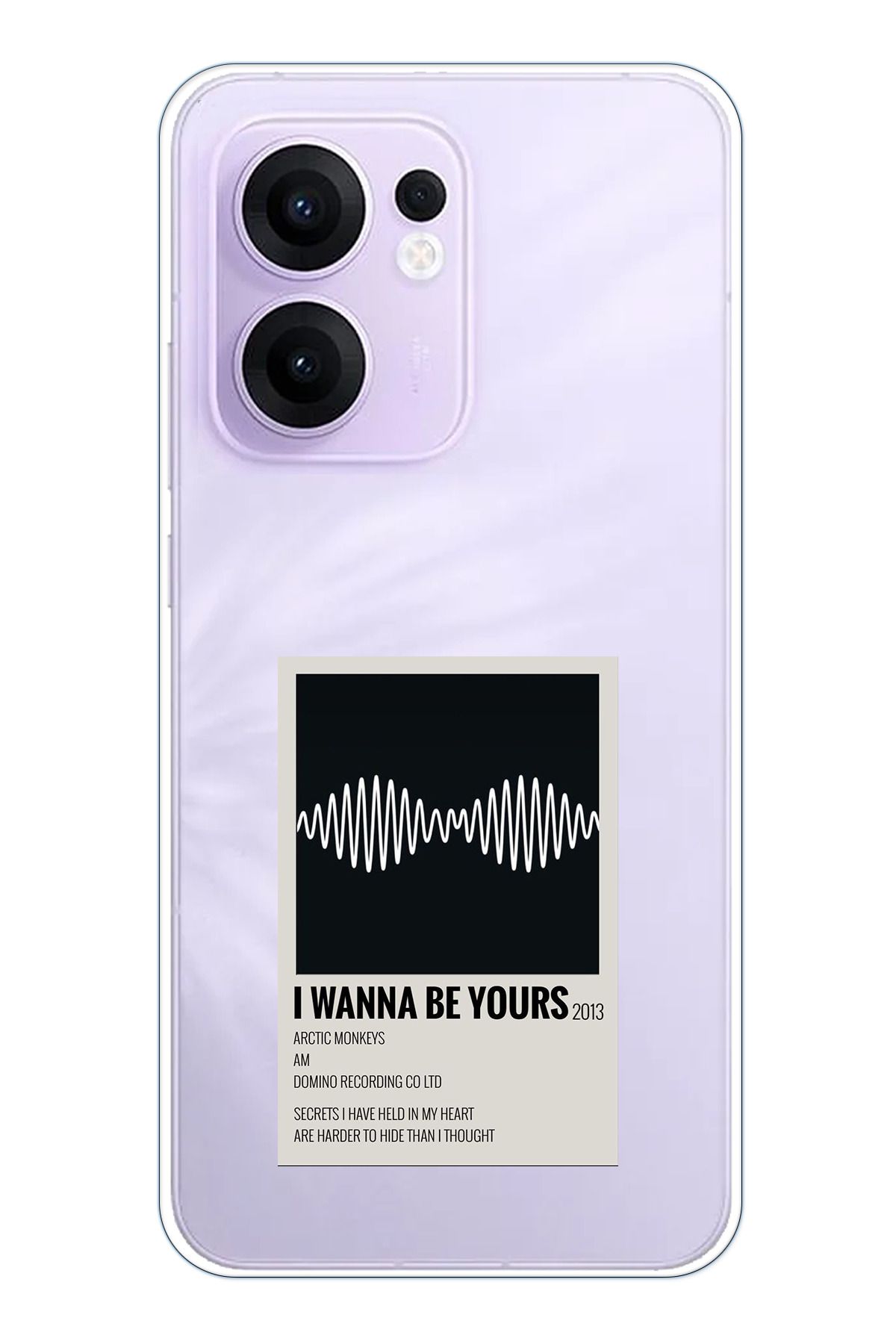 TechTree OPPO Reno 13F Uyumlu I Wanna Be Yours Şeffaf Silikon Kılıf