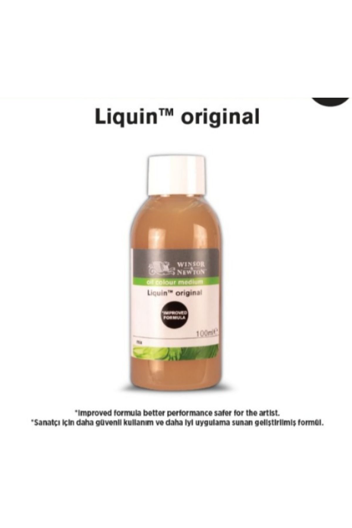 Winsor Newton Winsor & Newton Oil Colour Medium 100ml Liquin Original / 3021751 - Yeni Ambalaj