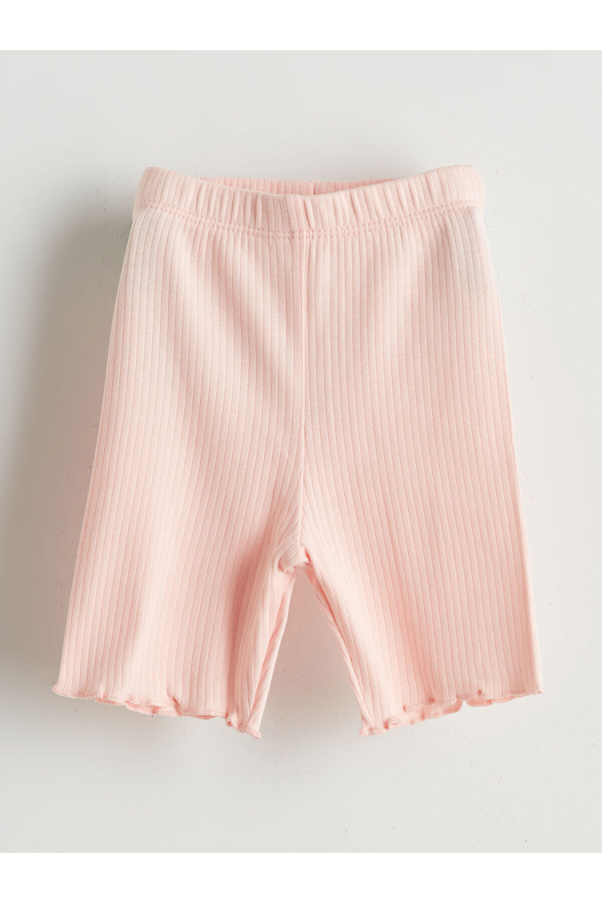 LC Waikiki Organik Kumaş Beli Lastikli Kız Bebek Tayt 2'li fotoğrafı 3 (önizleme)