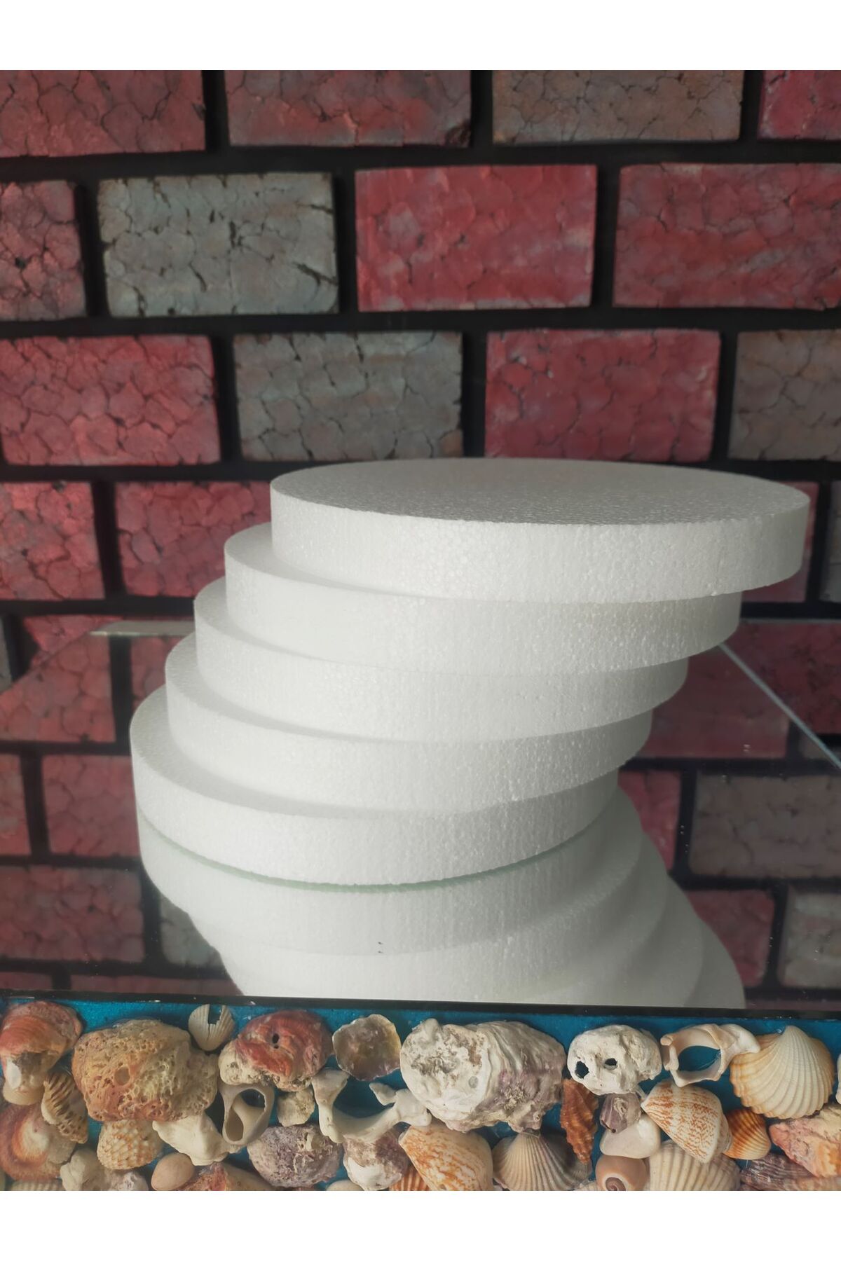 SBK Concept 5'Li Paket Strafor Köpük Pasta Altı-Tepsisi 30x3cm
