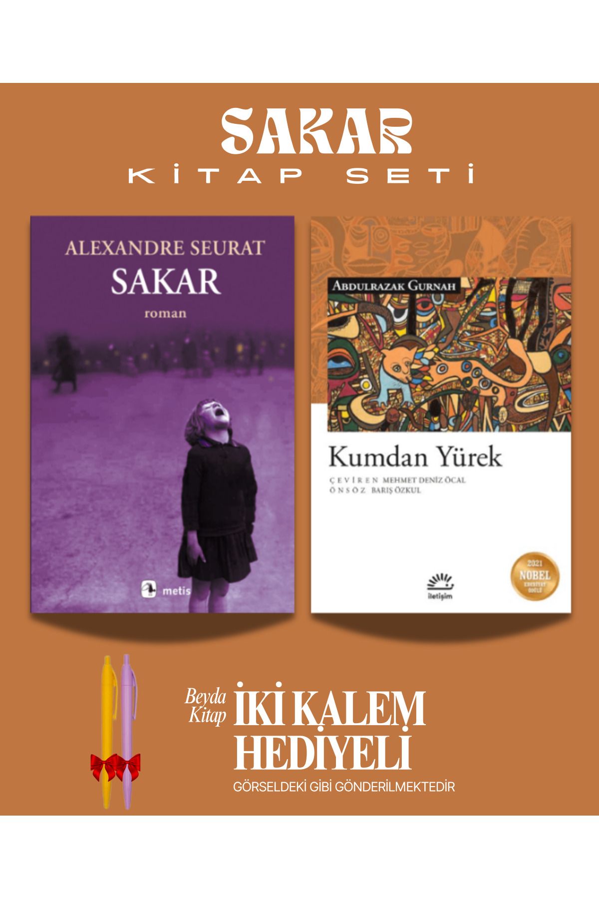 Metis Yayınları Sakar - Kumdan Yürek - Alexandre Seurat - Kitap Seti - İki Kalem Hediyeli