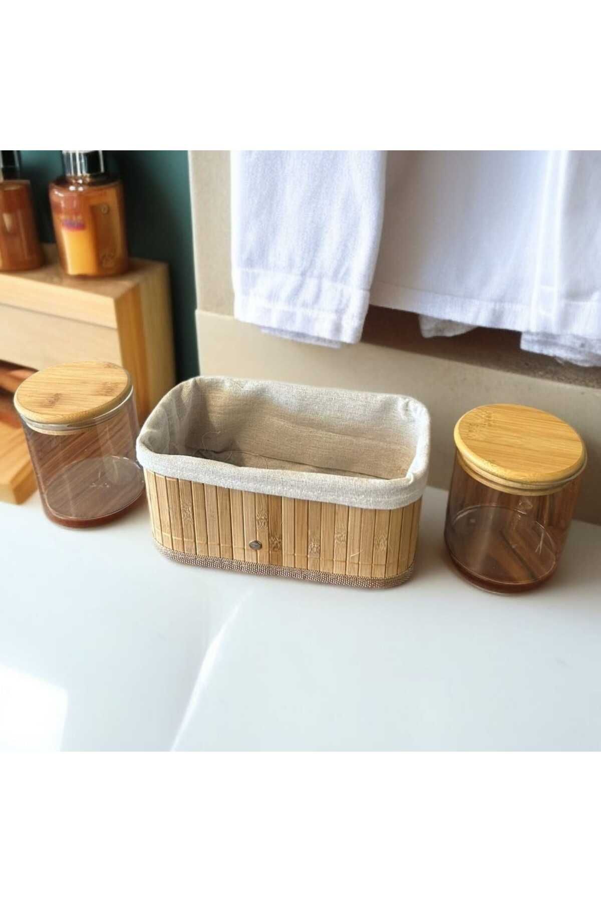 Noah Exclusive 3 PARCA MİSAFİR BANYO DUZENLEYICISI -MAKYAJ PAMUGU-KULAK CUBUGU-MISAFIR HAVLUSU DUZENLEYICI