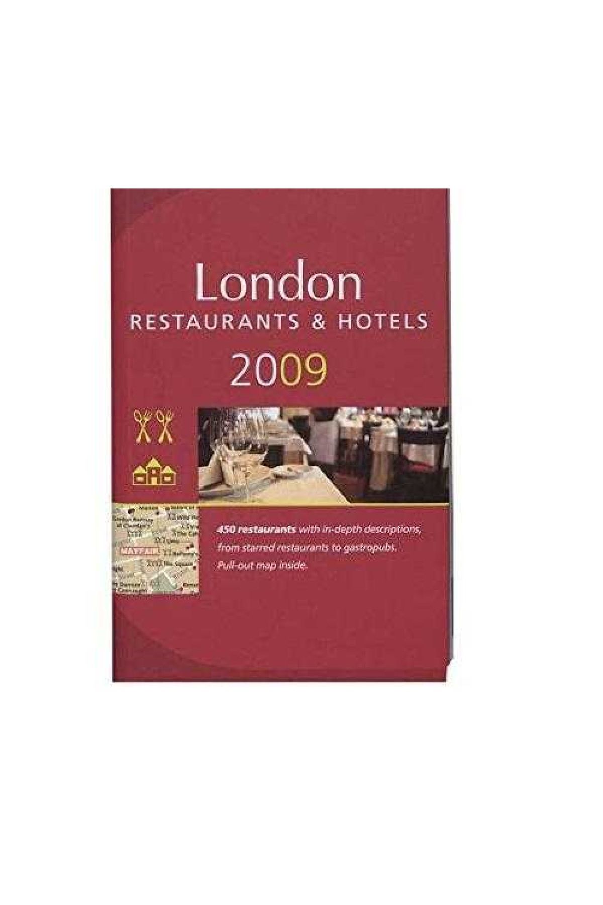 Kişisel Yayınlar Guide 2009 London- Restaurants - Hotels ( Red Guide)(2.EL) Kitap