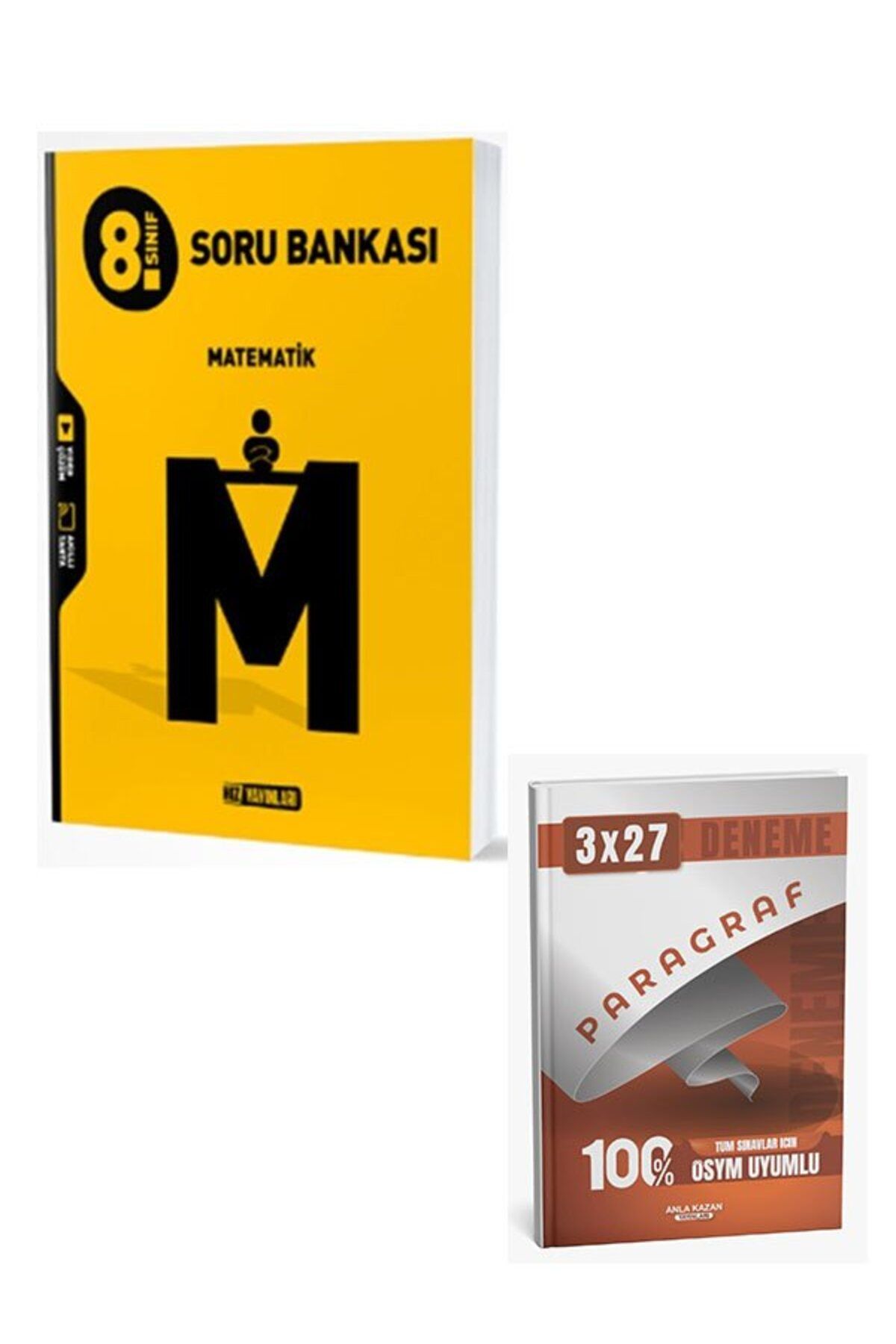 Anla Kazan Yayınları Hız 2026 8. Sınıf Matematik Soru Bankası+Anla Kazan Paragraf