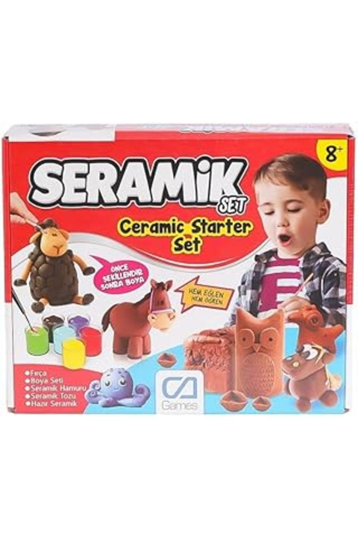 Mu Art Ahşap Capls-5220 Seramik Seti -Ca Games