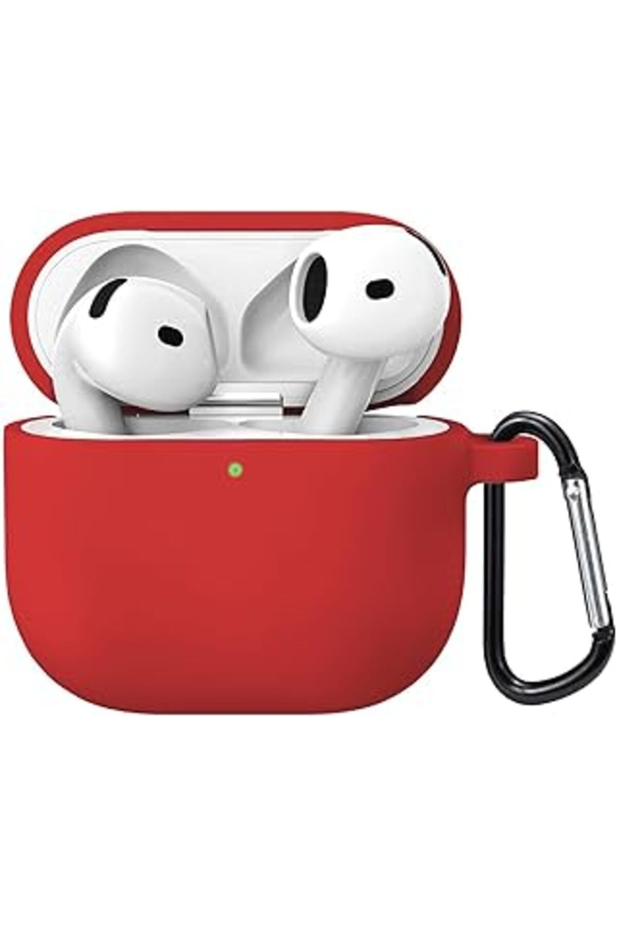 NETWORK ART Microsonic Airpods 4.nesil/anc Liquid Silicone Lansman Kırmızı [airpods 4 Ile Uyumlu Kılıf - Kırmız
