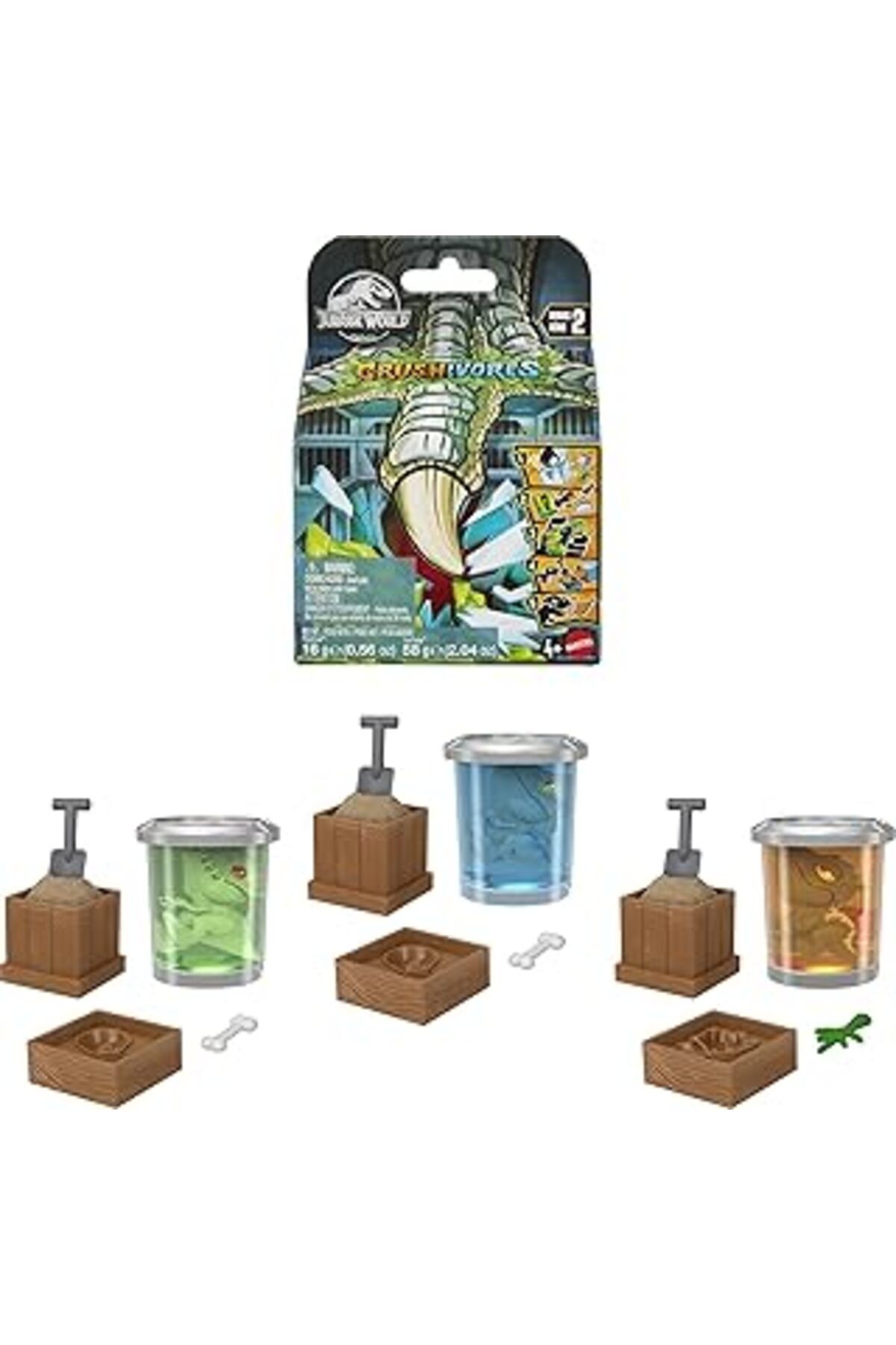 Qedii World Crushivores Serisi Sürpriz Aksesuarlı Figürler Sürpriz Paket S1