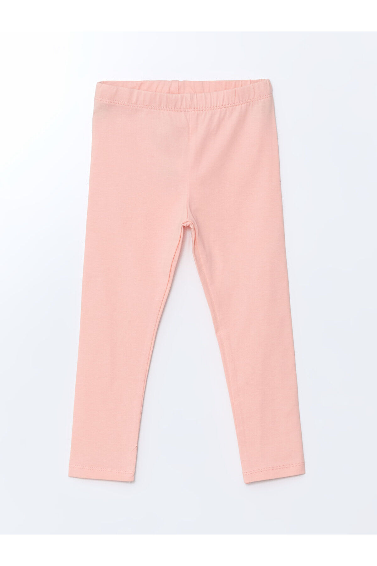 LC Waikiki Meral Collection Fuşya Bisiklet Yaka Baskılı Kız Çocuk Tayt 2'li fotoğrafı 2 (önizleme)