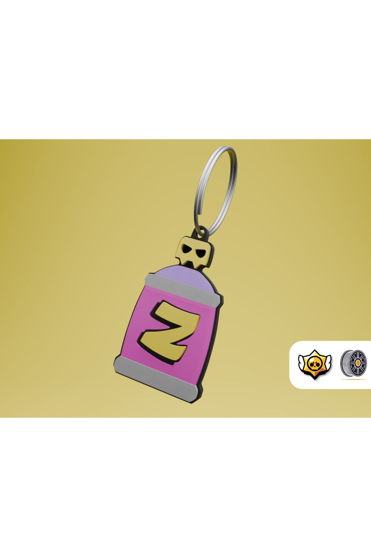talaşoğlu Emz Sprey Can | Brawl Stars Keychain Serisi (AMS)