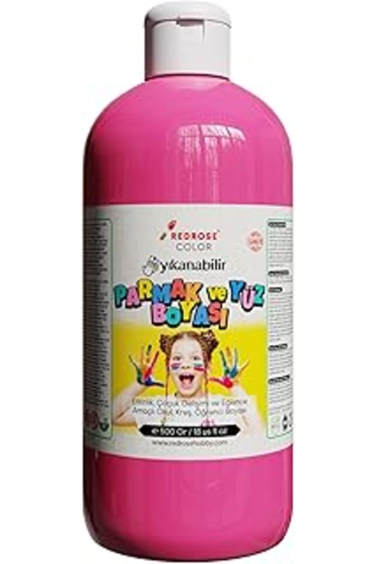Qedii Red Rose Pembe Parmak Boyası 500 Gr