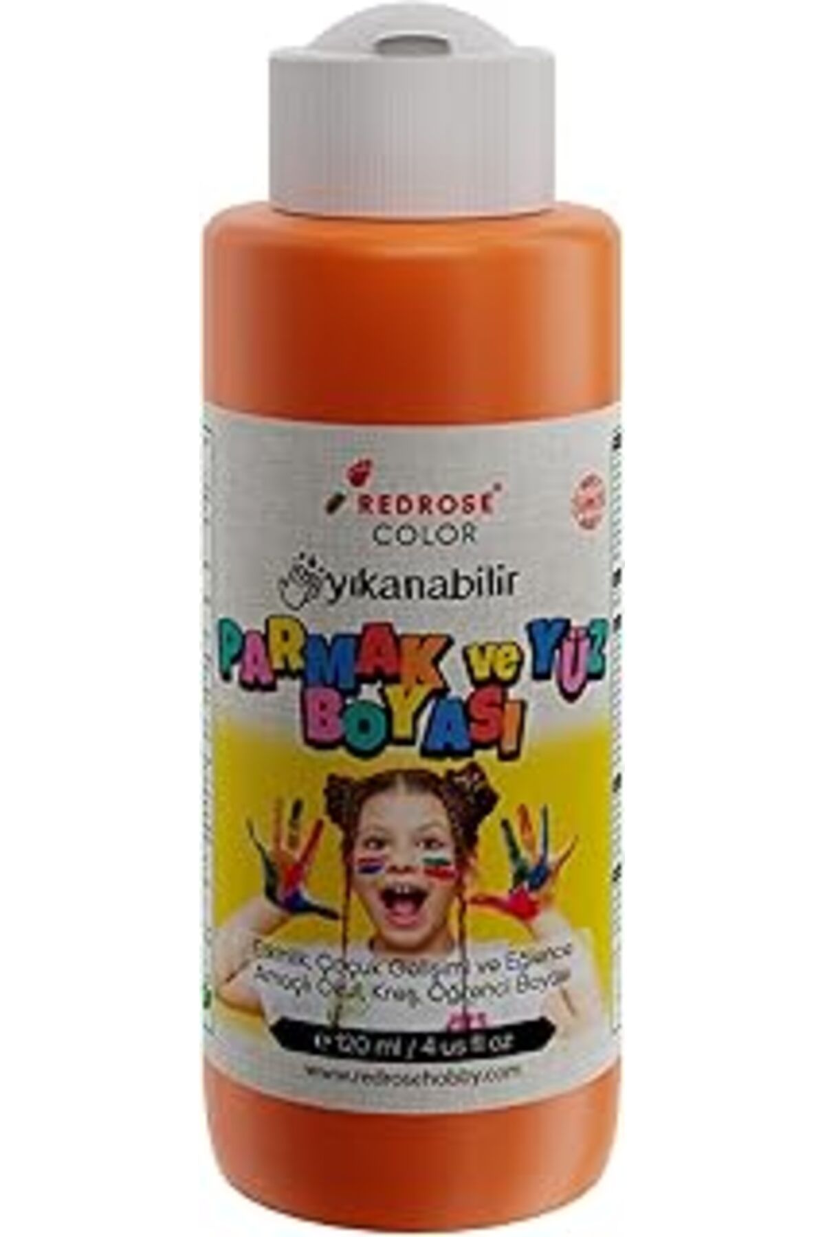 Qedii Red Rose Turuncu Parmak Boyası 120 Ml
