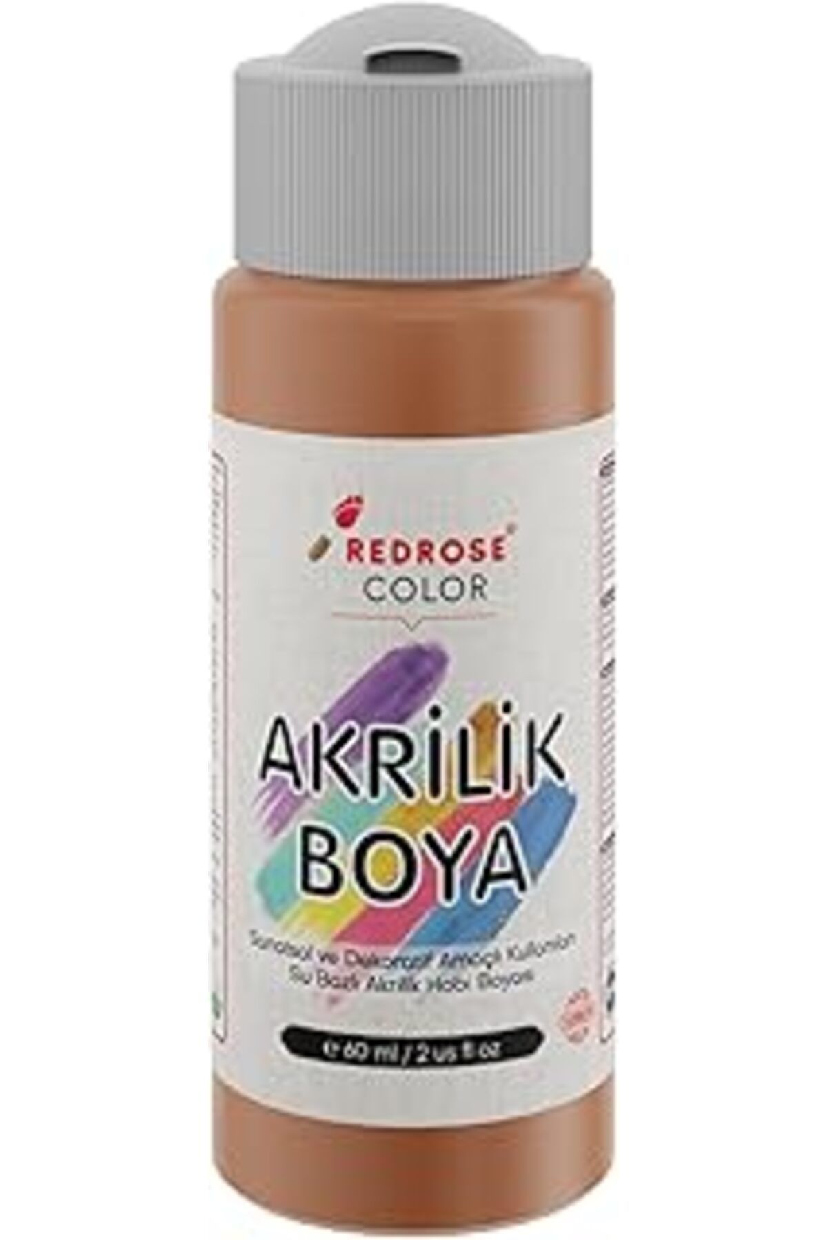 Qedii Red Rose Terracotta Akrilik Boya 60 Ml