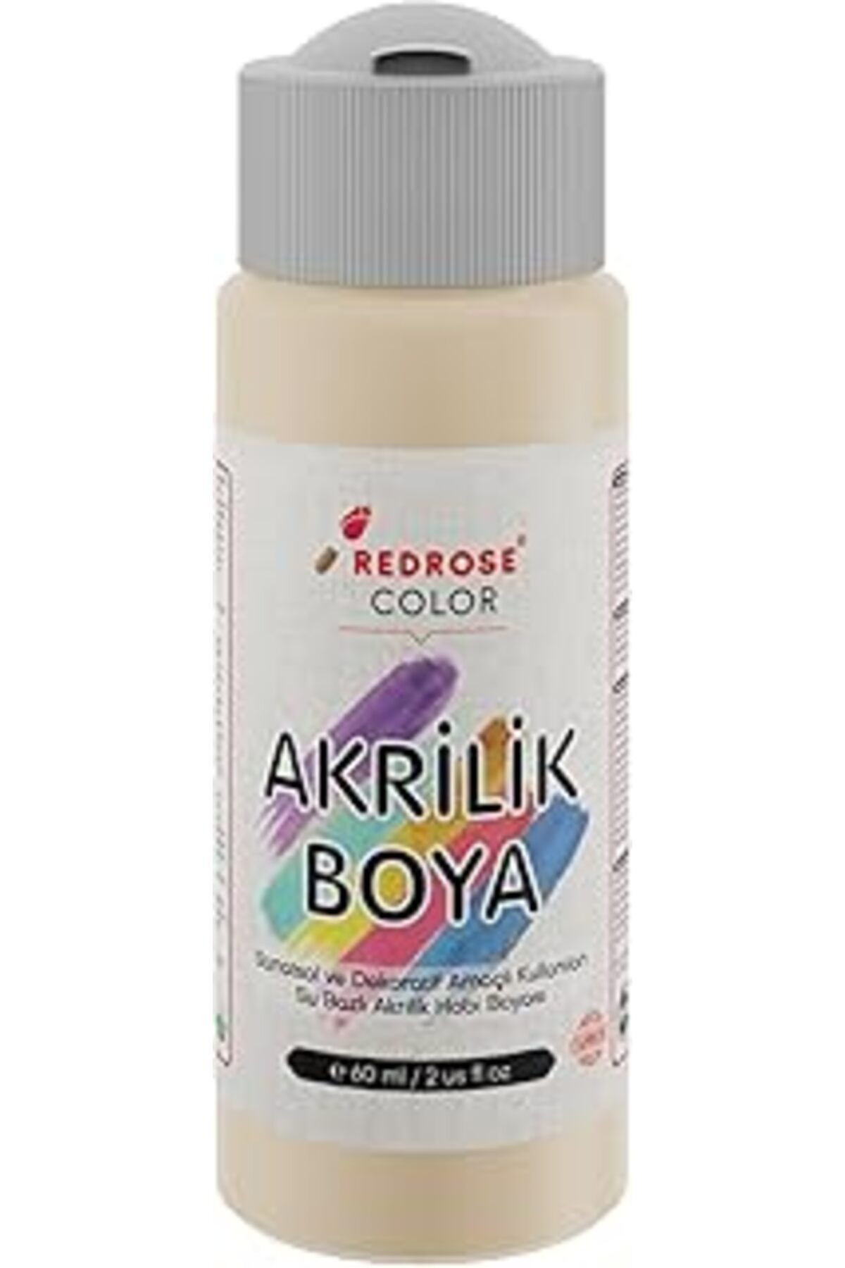 Mu Art Ahşap Red Rose Ten Rengi Akrilik Boya 60 Ml