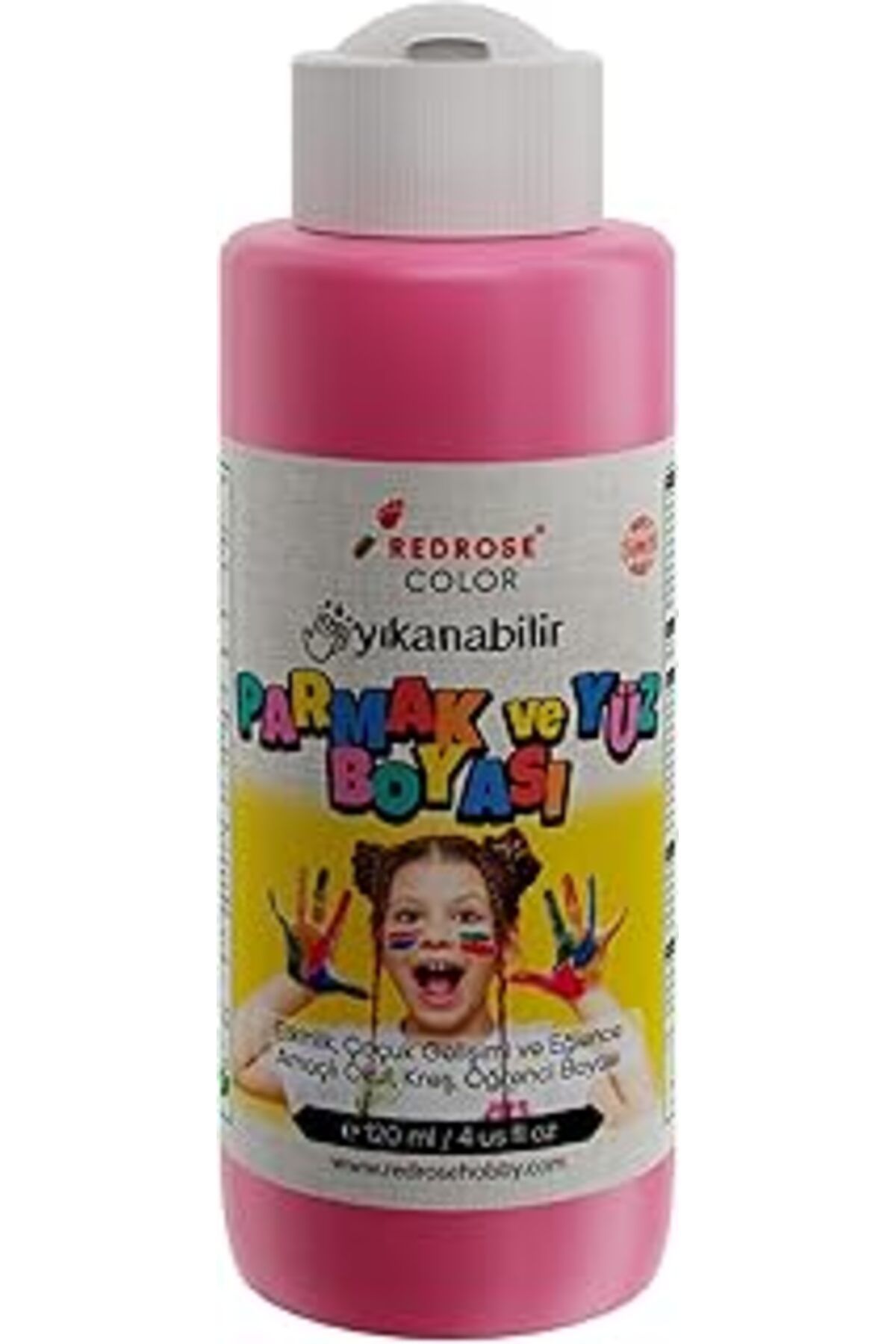 Mu Art Ahşap Red Rose Pembe Parmak Boyası 120 Ml