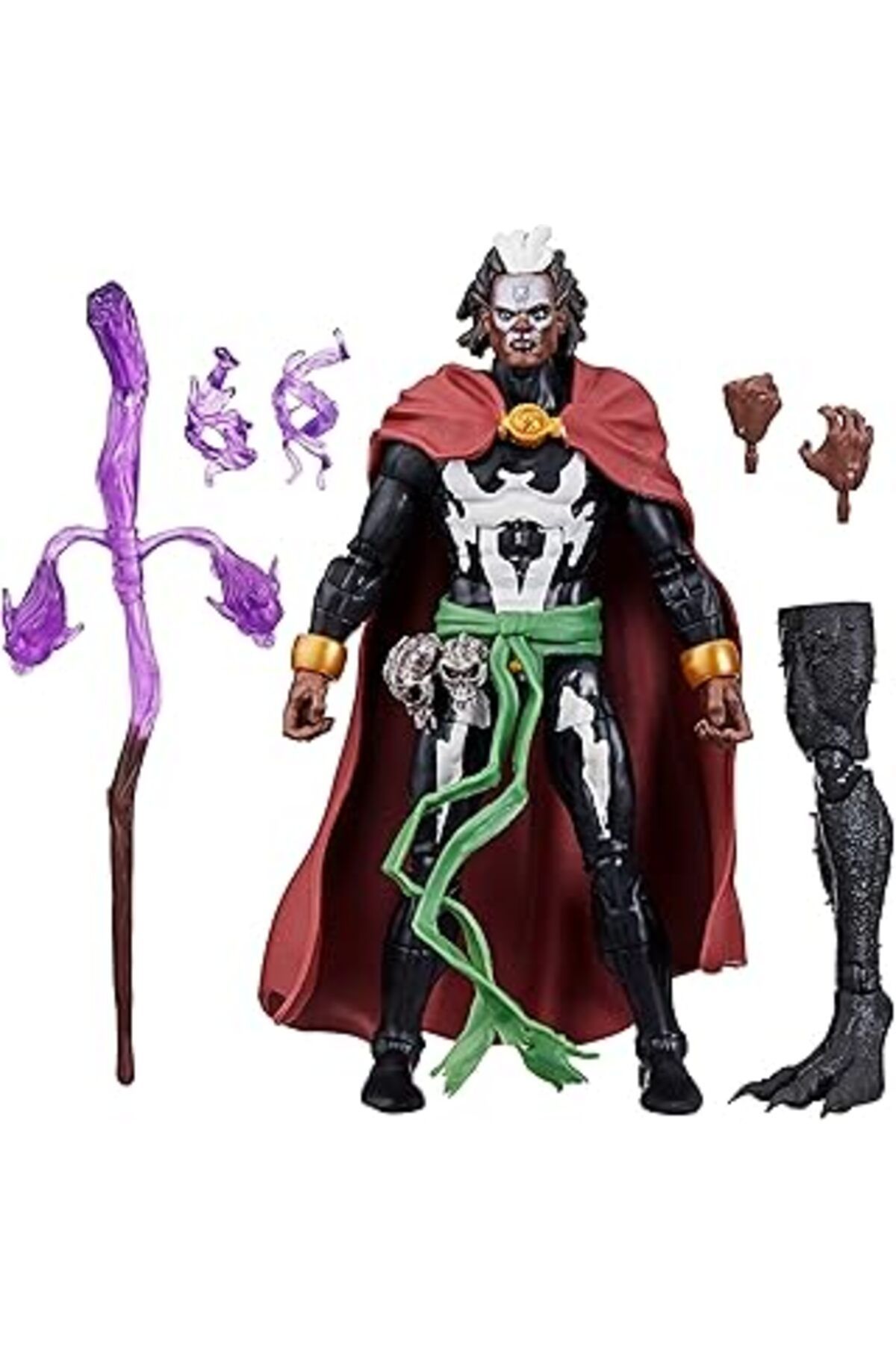 Mu Art Ahşap Marvel Legends Series Strange Tales Brother Voodoo, Comics Collectible 15 Cm Aksiyon Figürü