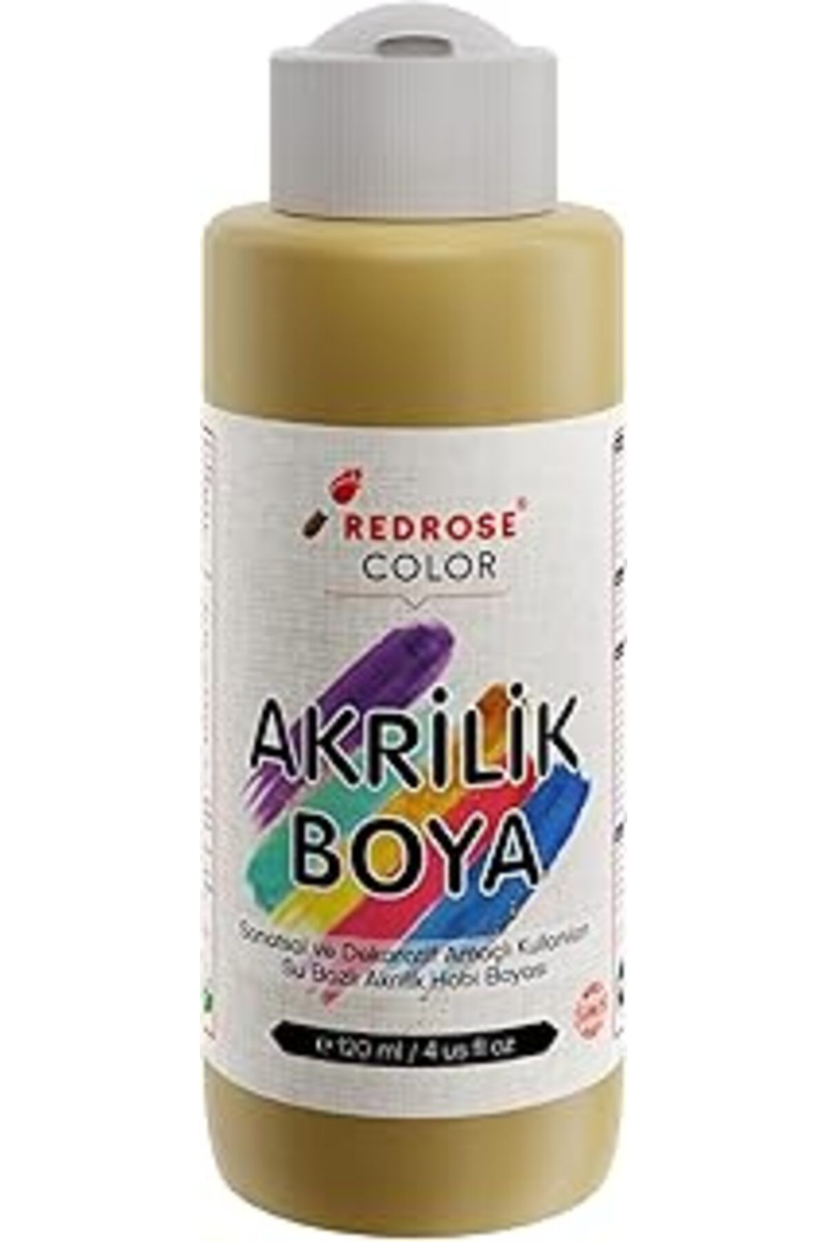 Qedii Red Rose Hardal Akrilik Boya 120 Ml
