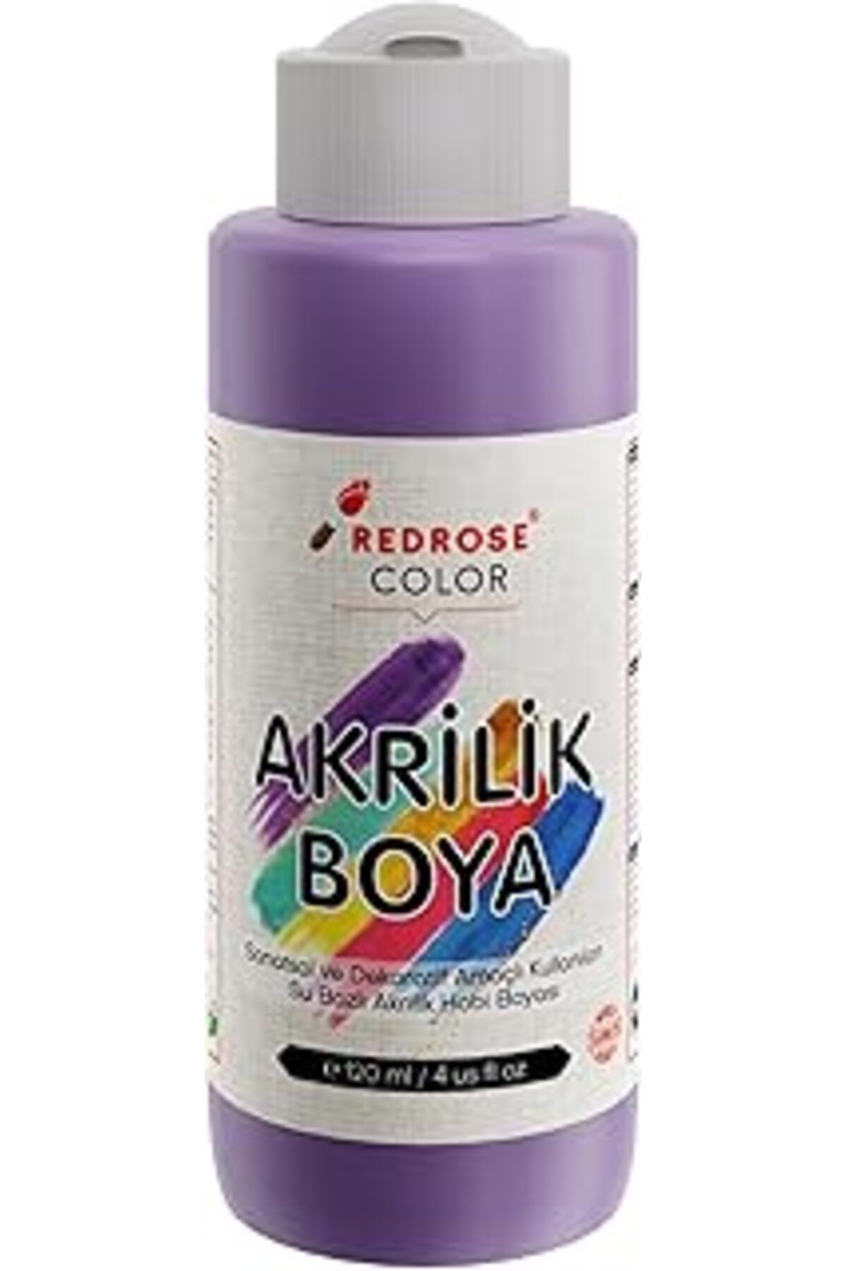 Mu Art Ahşap Red Rose Lila Akrilik Boya 120 Ml