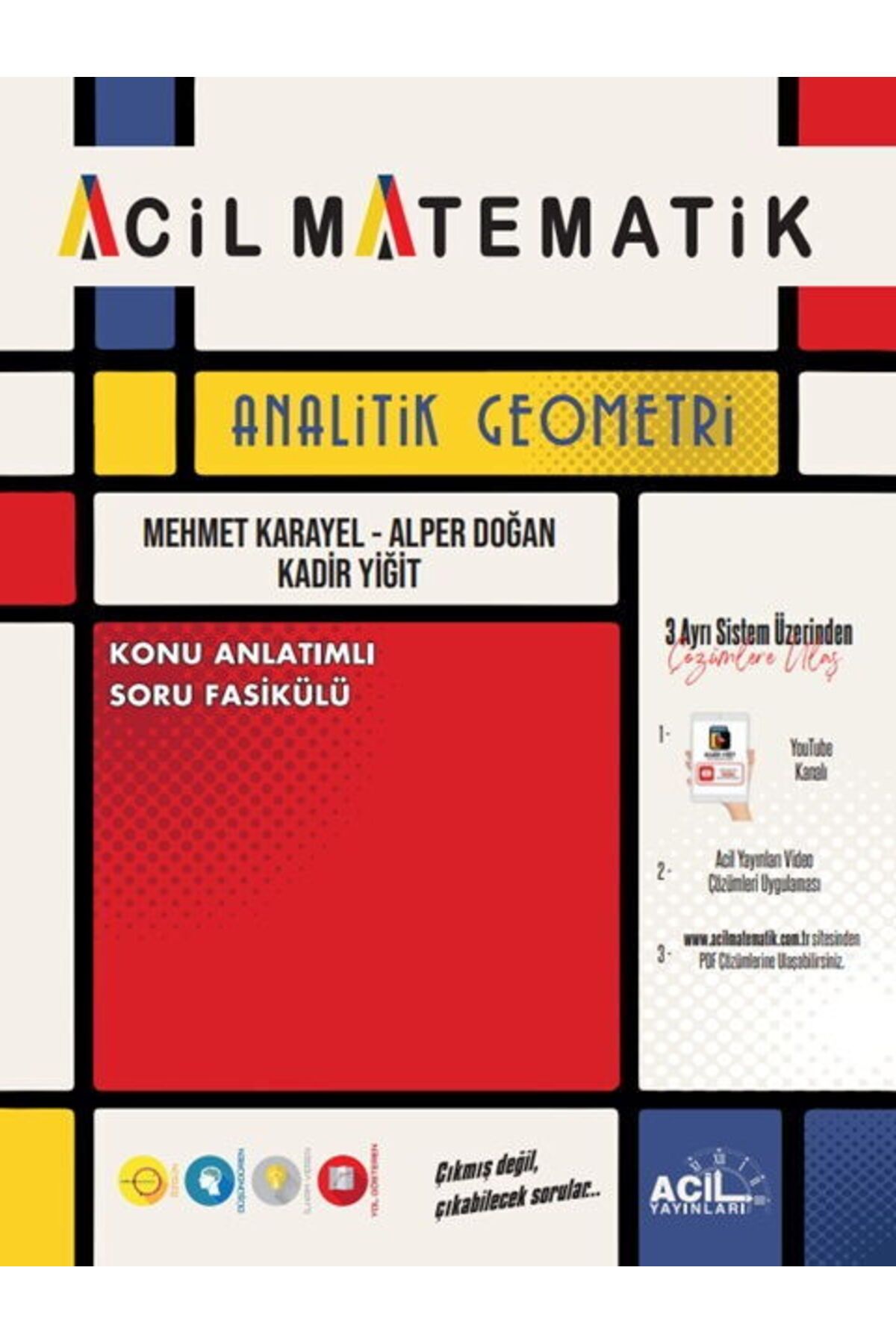 Acil Yayınları Acil Yayınları TYT AYT Analitik Geometri Konu Anlatım Soru Fasikülü
