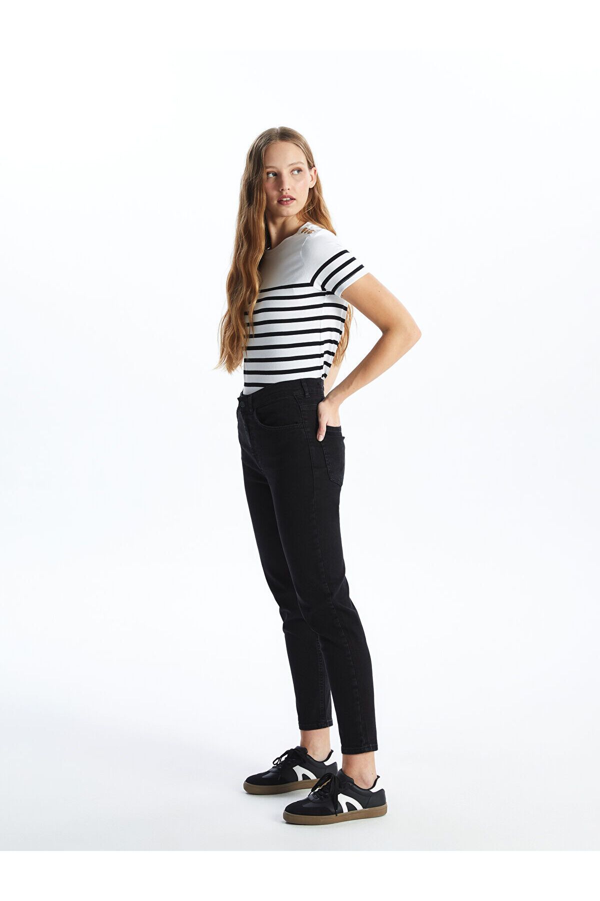 LC Waikiki Mom Fit Kadın Jean Pantolon