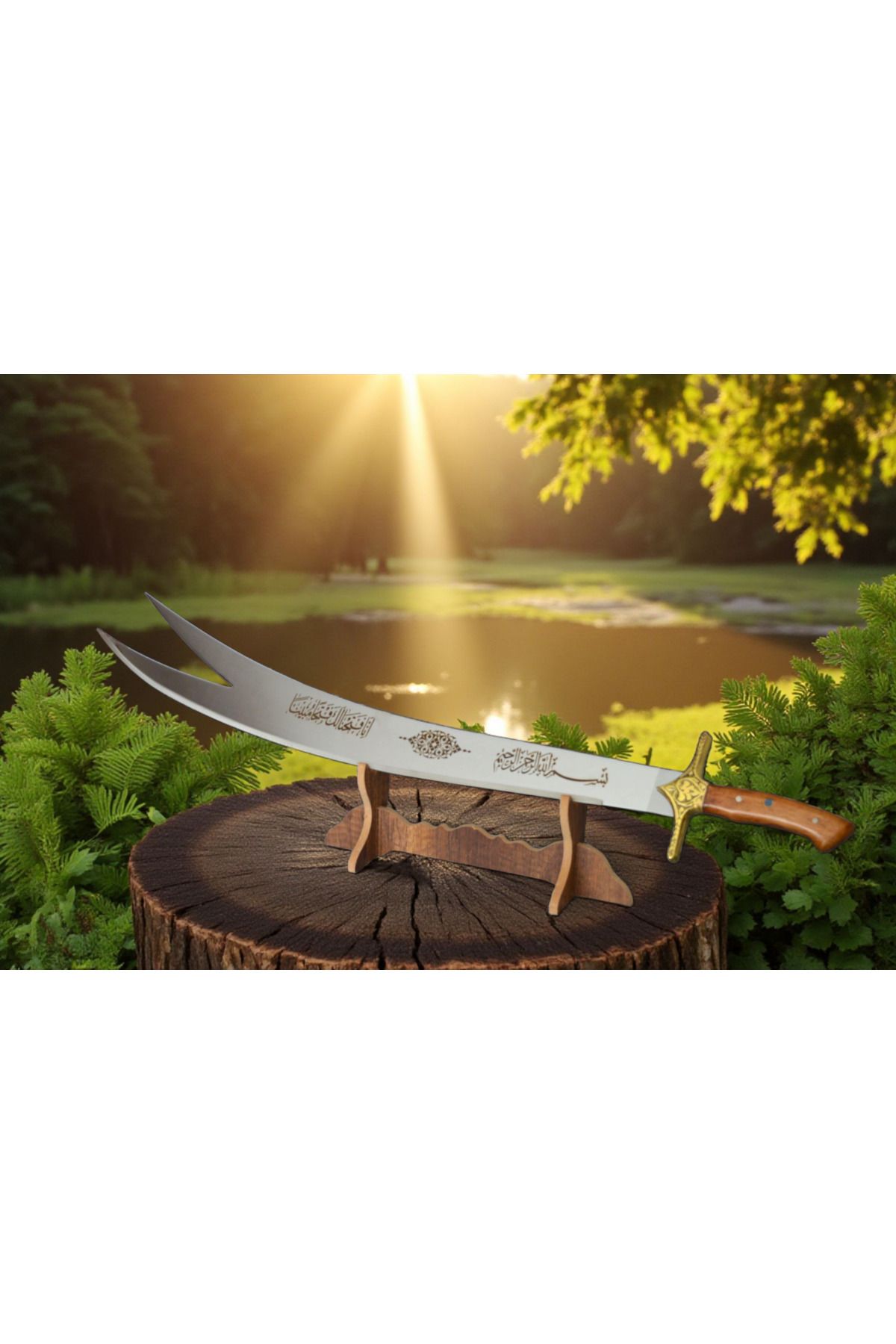 MERTCAN KNİFE 90 cm Zülfikar kılıç hediyelik koleksiyonluk outdoor av ve kamp bıçağı