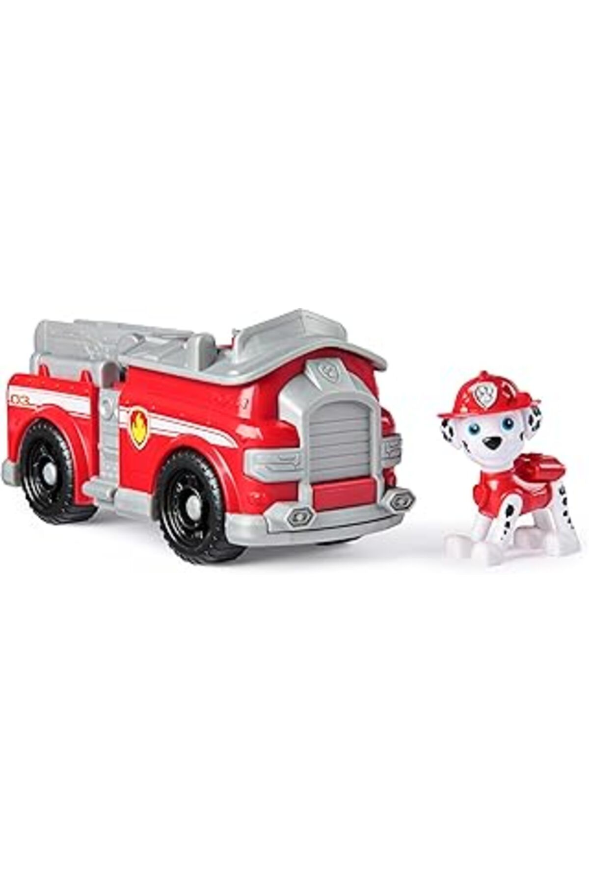 Mu Art Ahşap Paw Patrol, Oyun Figürlü Itfaiye Arabası (Sürdürülebilir Temel Araç/Ana Araç), 3 Yaşından Büyük Çoc