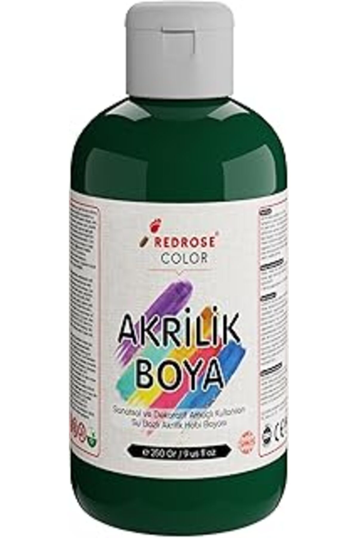 Mu Art Ahşap Red Rose Koyu Yeşil Akrilik Boya 250 Gr
