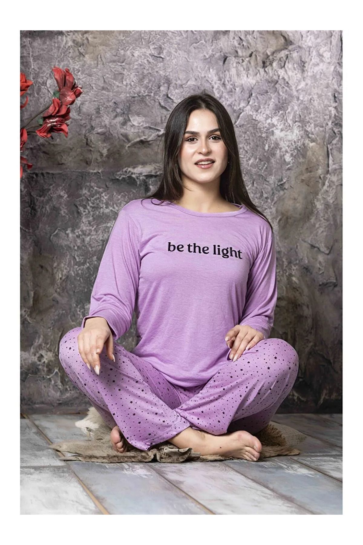 LC Waikiki Bisiklet Yaka Kadın Pijama Takım