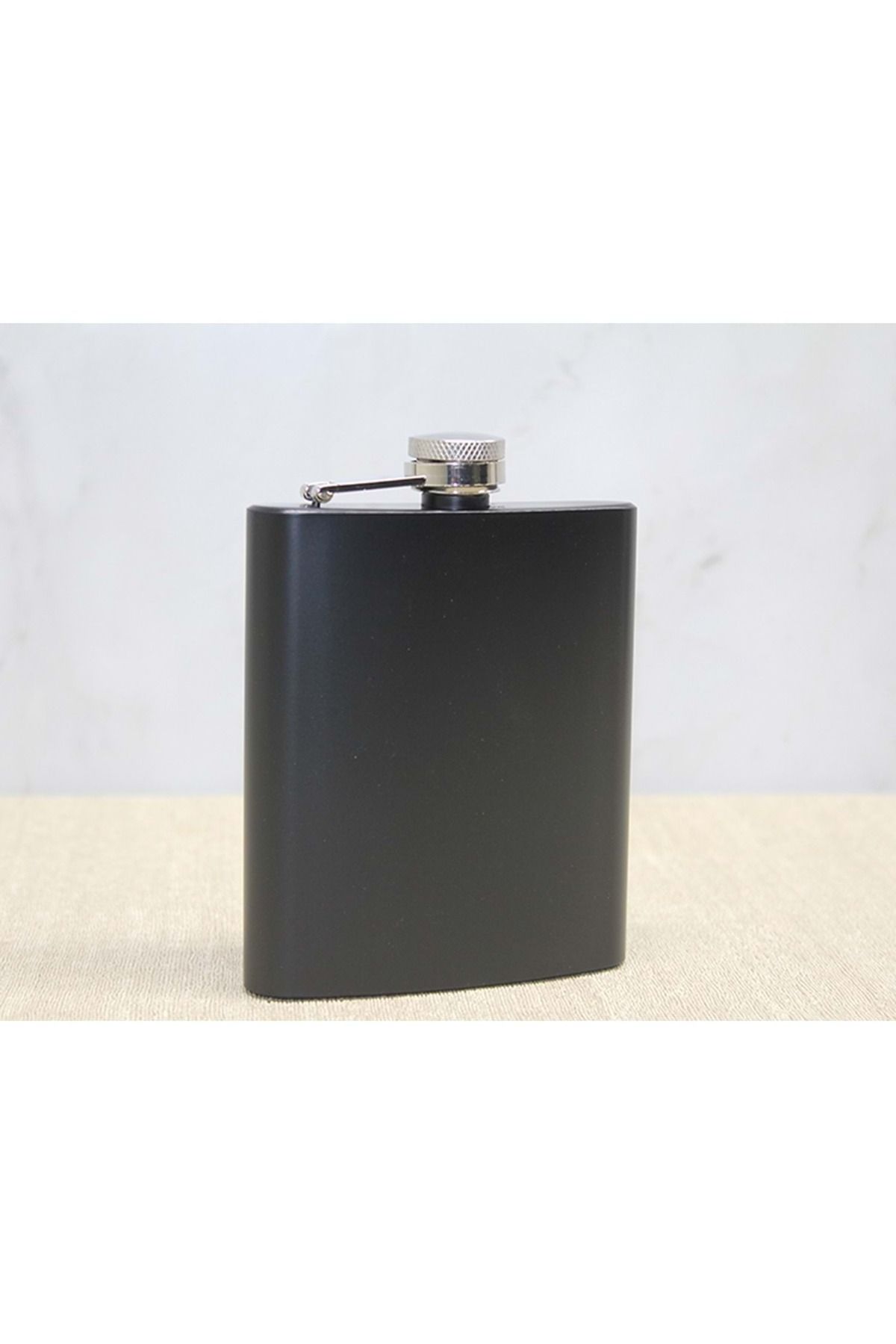Mersi SHOP Mat Siyah 7 Oz Matara