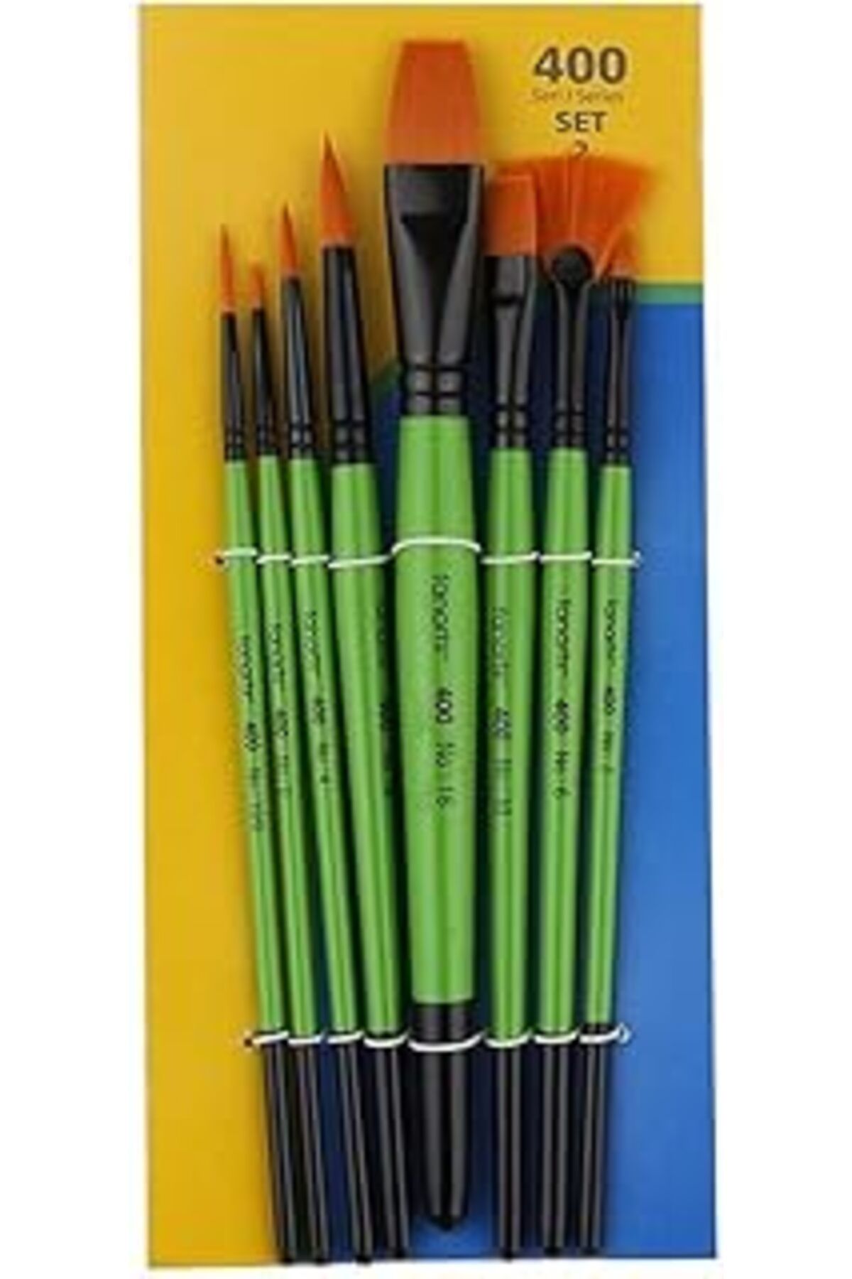 Mu Art Ahşap Fanart Firça Seti Academy Seri 400 No:2 8 Li 7400