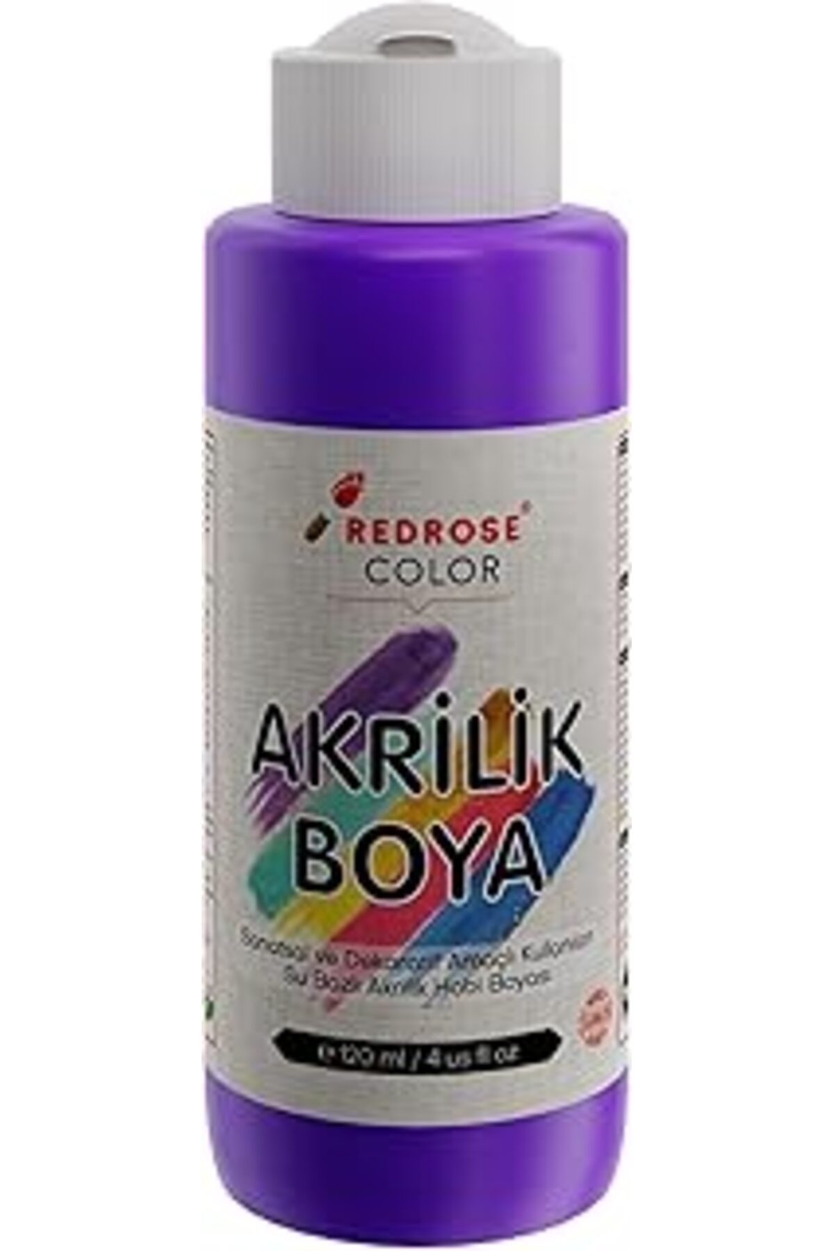 Mu Art Ahşap Red Rose Mor Akrilik Boya 120 Ml