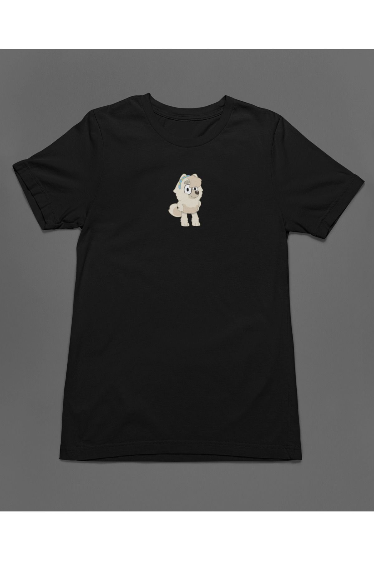 Bumeta Bluey Sevimli Köpek Kardeşler Indy Unisex Tişört T-Shirt