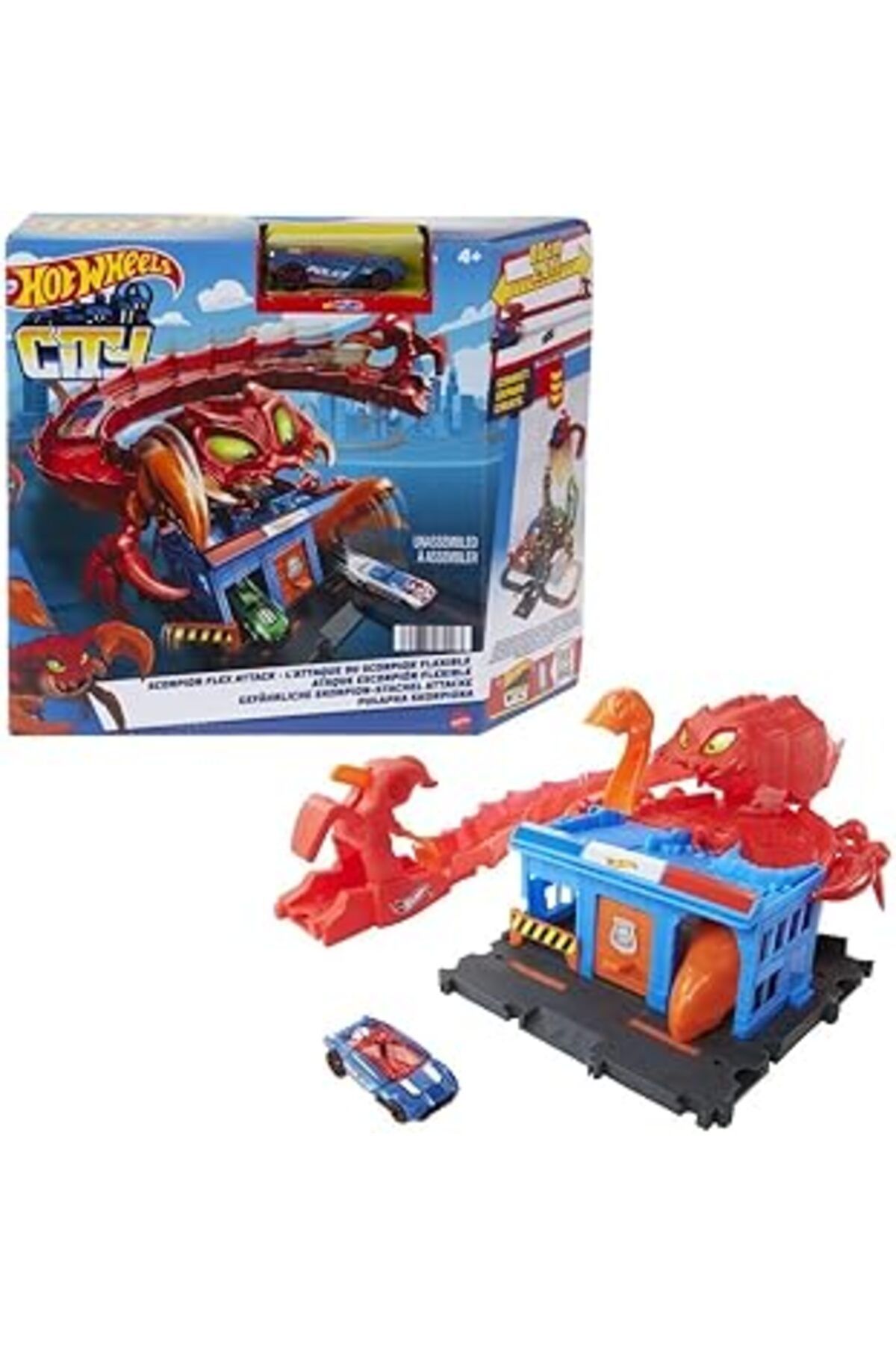 Mu Art Ahşap Hot Wheels-Hdr29 Düşman Yaratıklar Oyun Seti