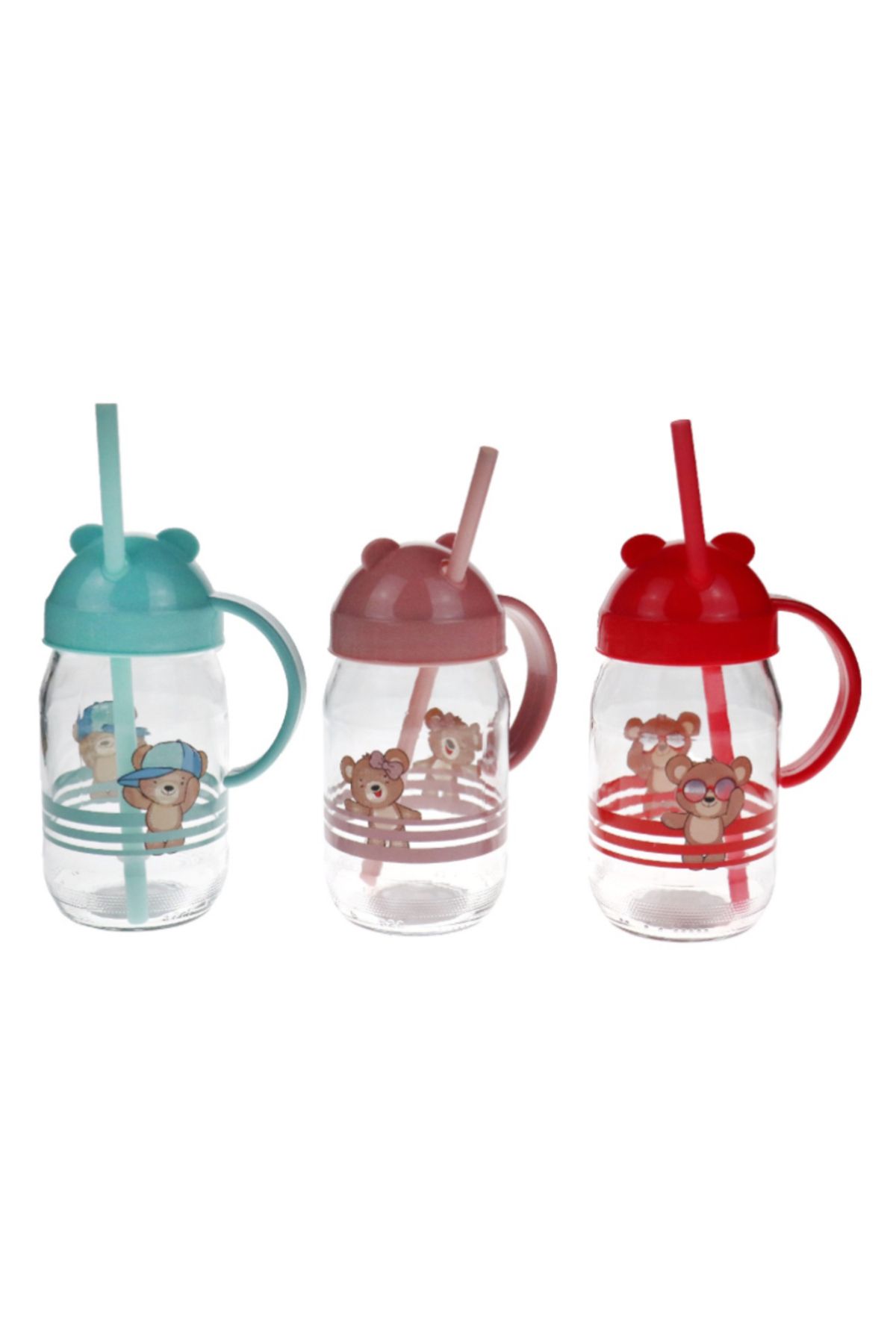 Home Teddy Bear Pipetli Bardak 370cc